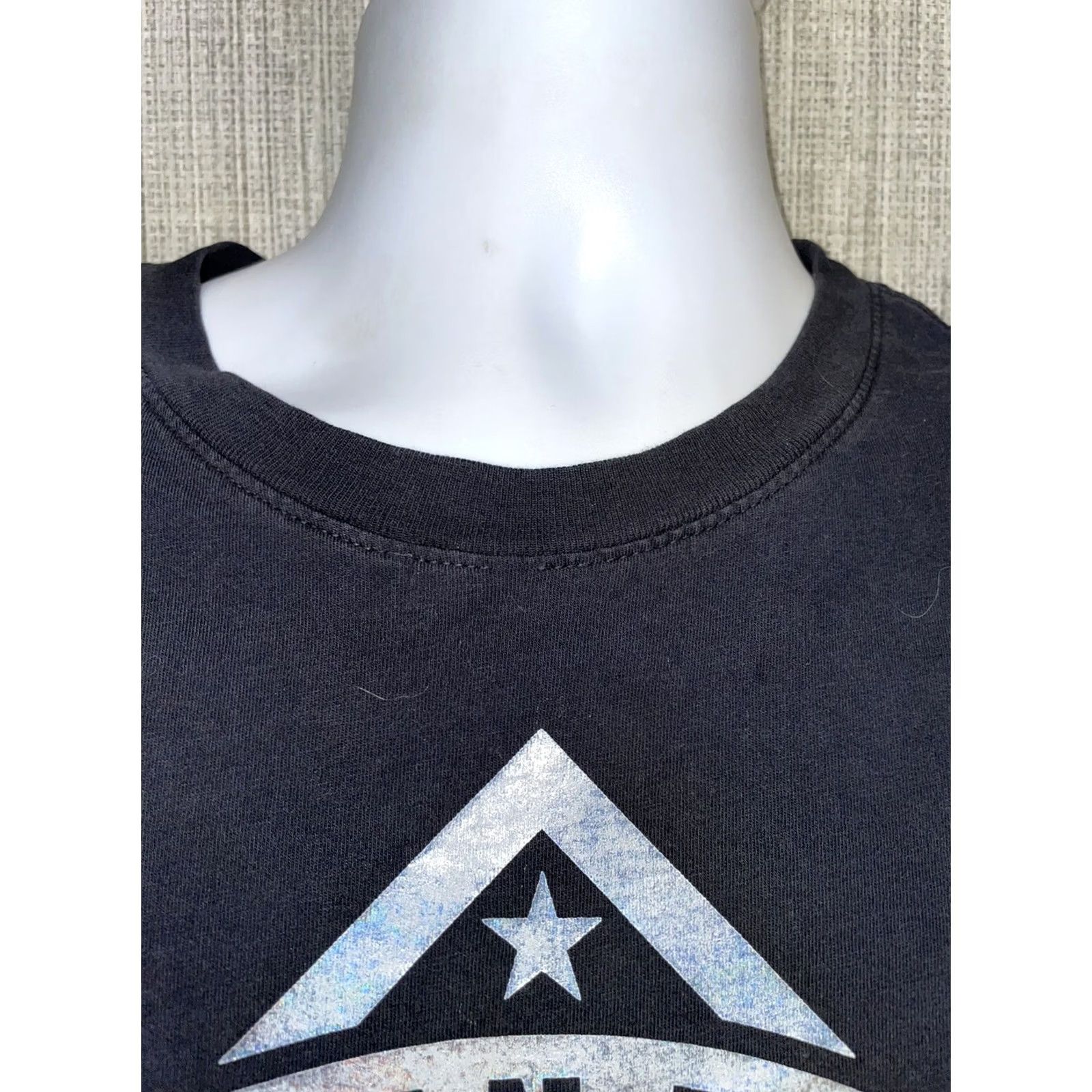 Vintage American Fighter T-Shirt Mens XL Black Size US XL / EU 56 / 4 - 2 Thumbnail