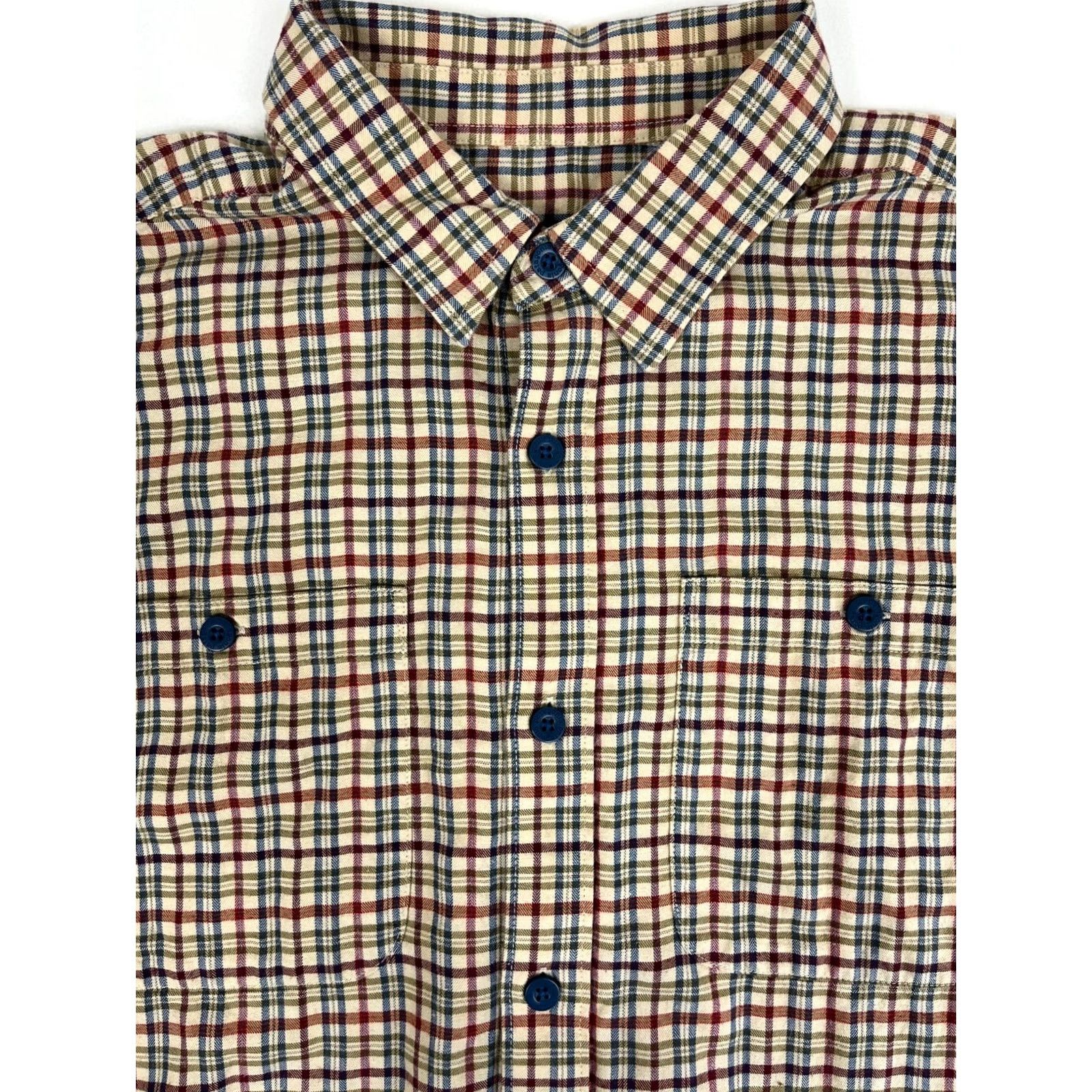 Patagonia VINTAGE Patagonia Button-Up Shirt Organic Cotton Check Sz M Size US M / EU 48-50 / 2 - 2 Thumbnail