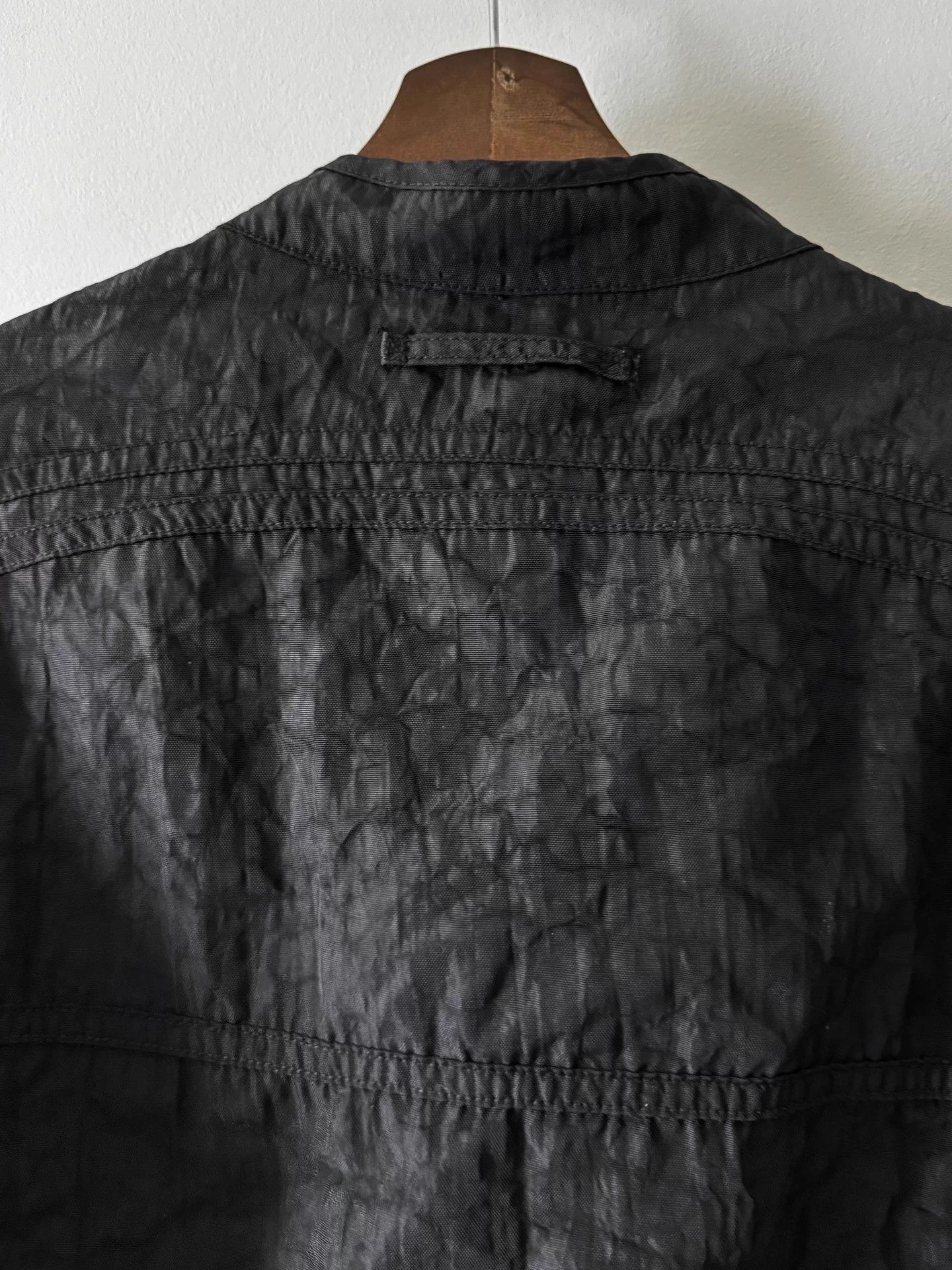 Emporio Armani Emporio Armani 00s Pleated Zip Jacket XL Size US XL / EU 56 / 4 - 4 Thumbnail
