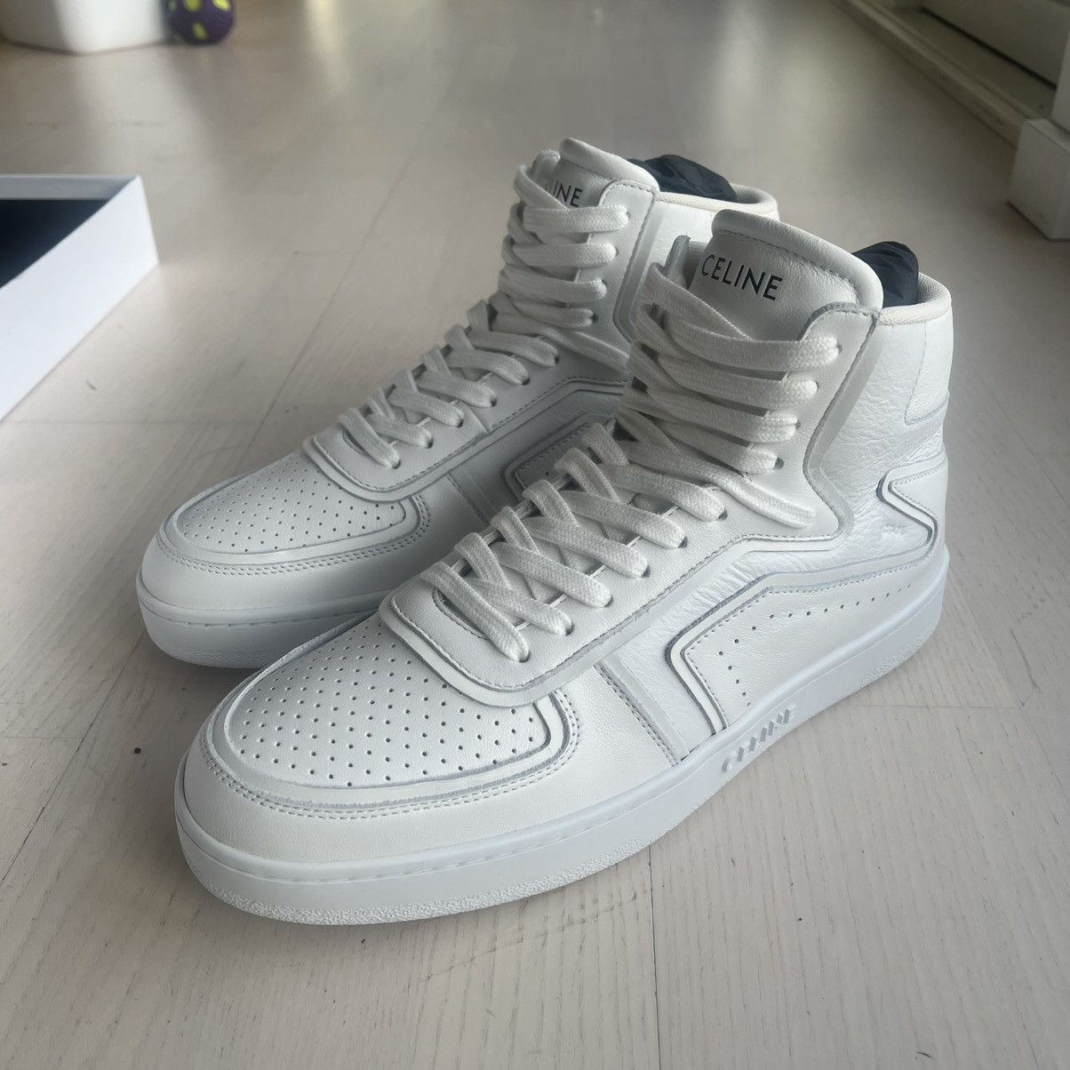 Celine Celine Ct-01 "z" trainer high top sneaker in calfskin, 42 Size US 9 / EU 42 - 11 Thumbnail