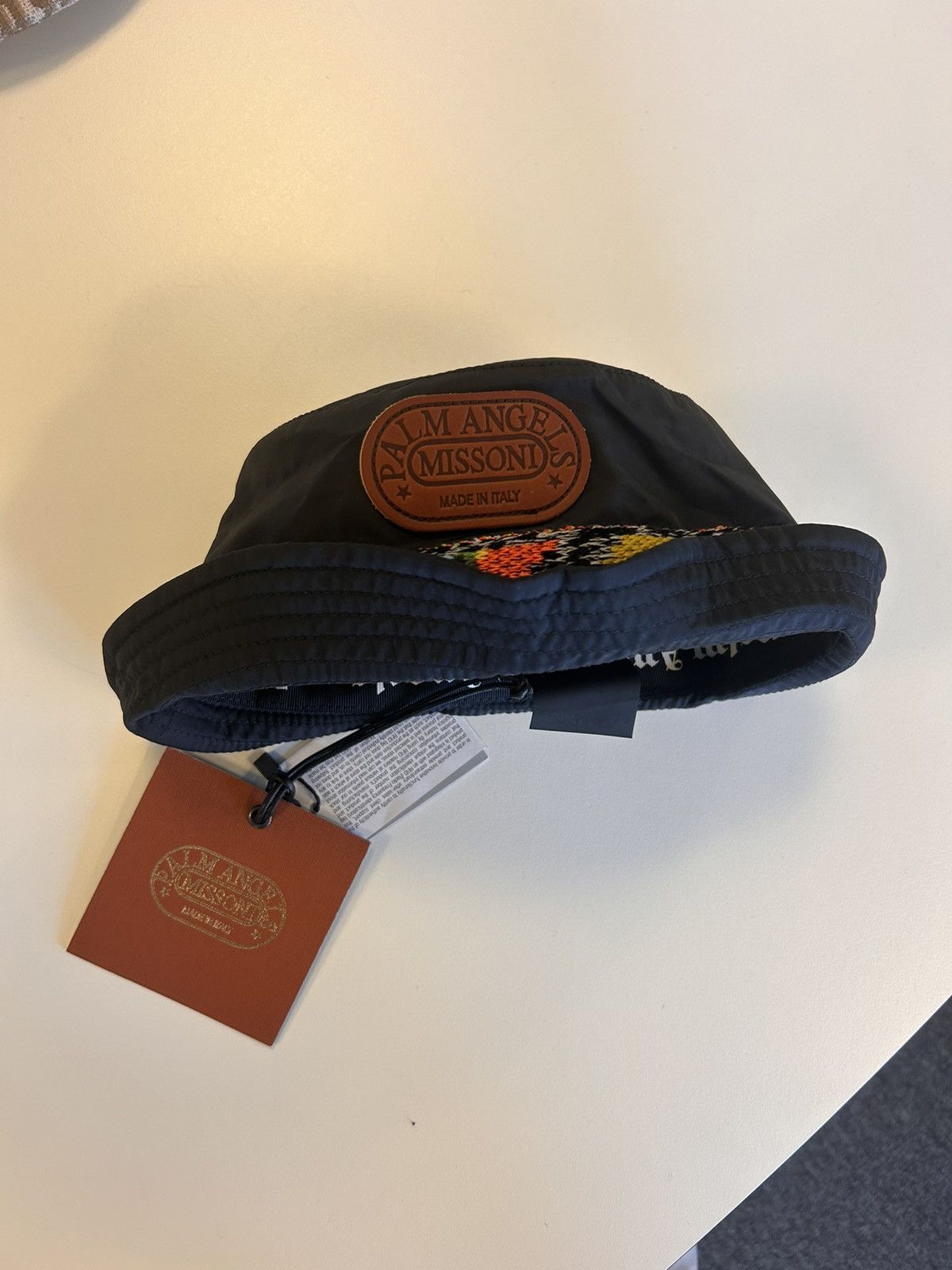 Missoni × Palm Angels Palm Angels x Missoni Logo Bucket Hat Size ONE SIZE - 1 Preview