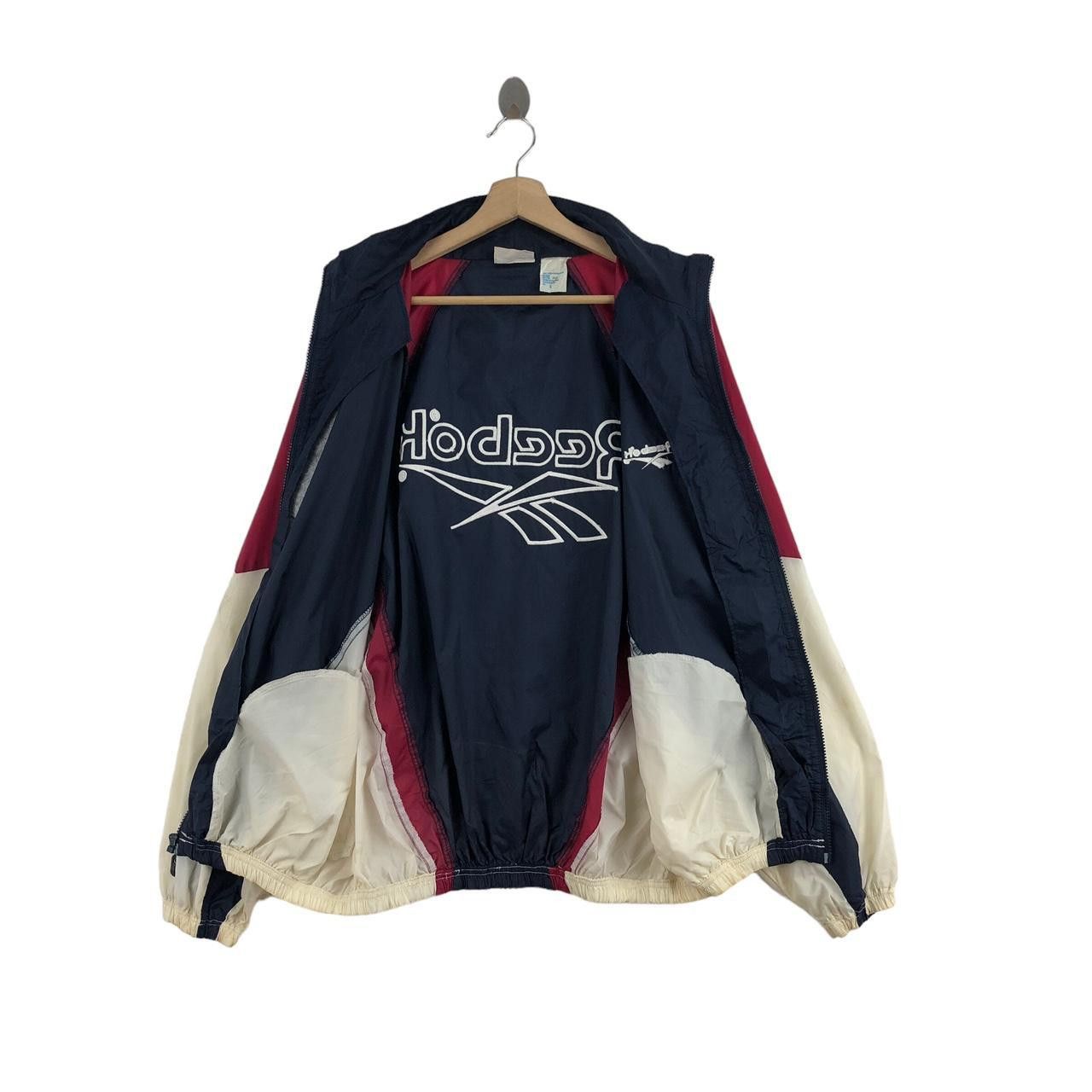 Reebok Vintage 90’ REEBOK SPORTSWEAR Coach Jacket Windbreaker Size US L / EU 52-54 / 3 - 3 Thumbnail