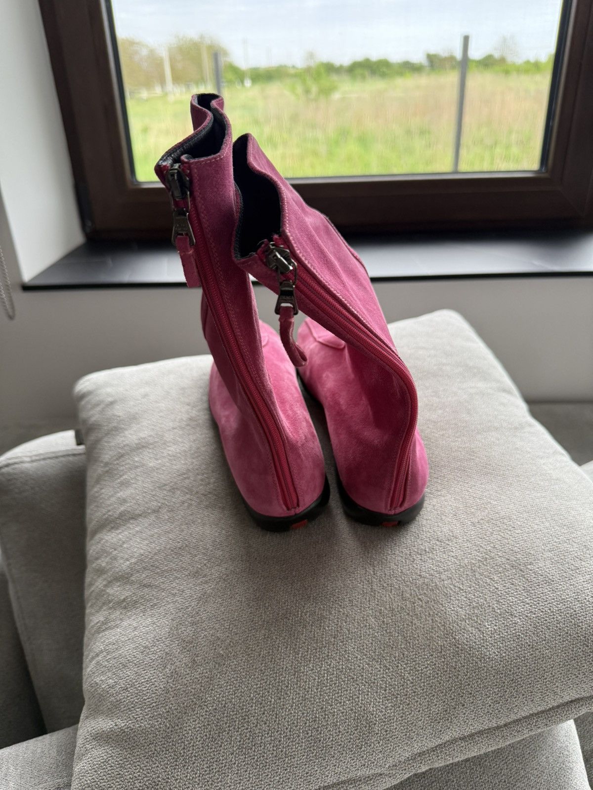 Prada Archive 2000s Prada Sport Rare Ankle Zip Suede Boots Sz 36,5 Size US 6.5 / IT 36.5 - 11 Thumbnail