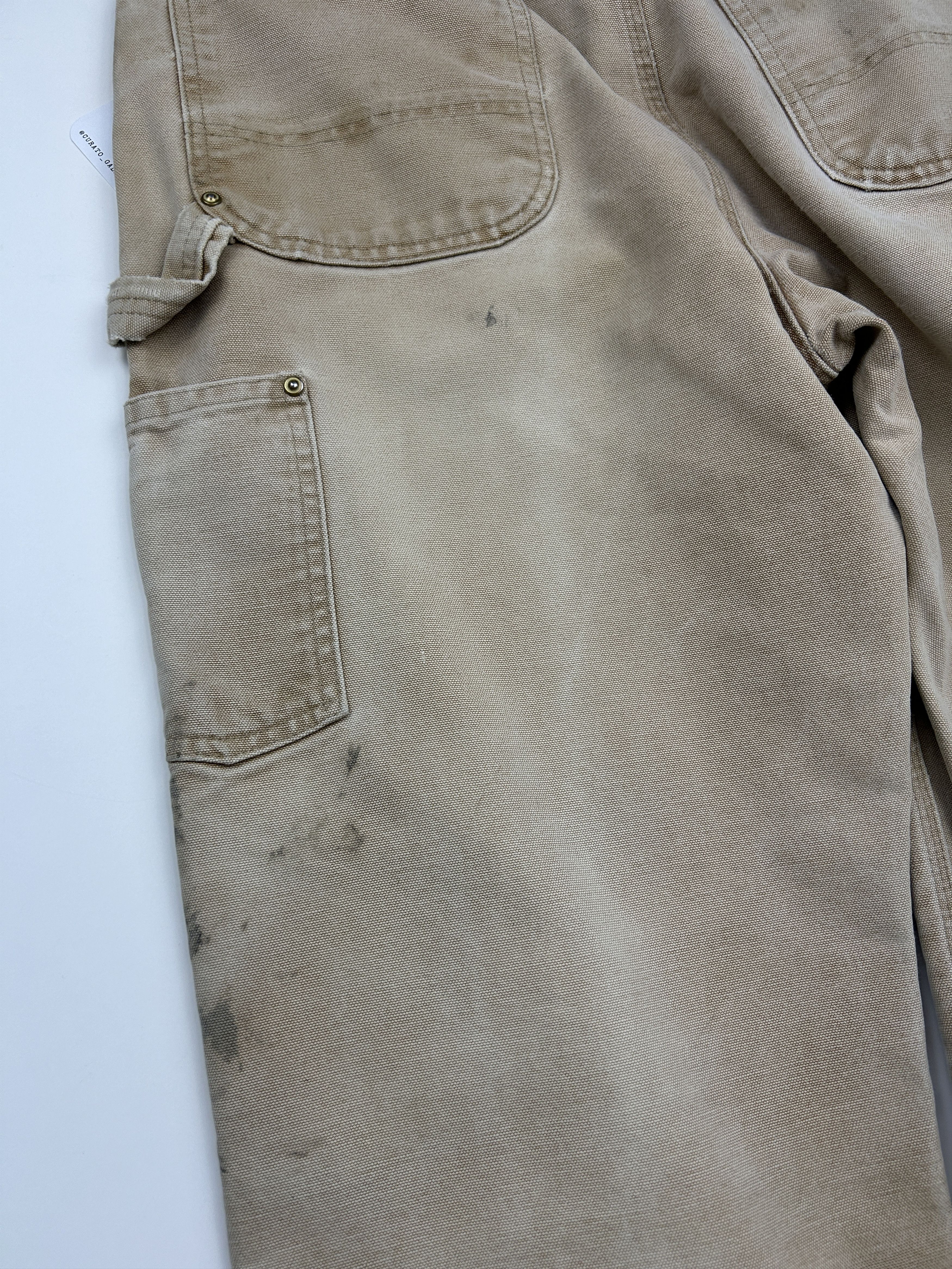Carhartt Vintage Carhartt Canvas Double Knee Fit Pants Size 35W Size US 35 - 8 Thumbnail