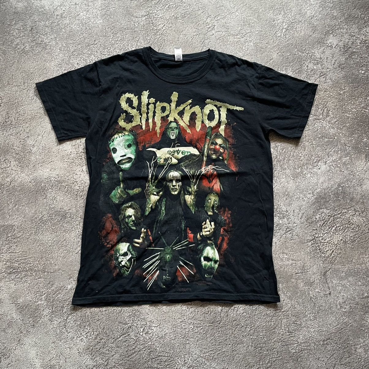 Vintage Vintage Y2K Slipknot Band Tee Graphic Horror Punk Grunge M Size US M / EU 48-50 / 2 - 4 Thumbnail