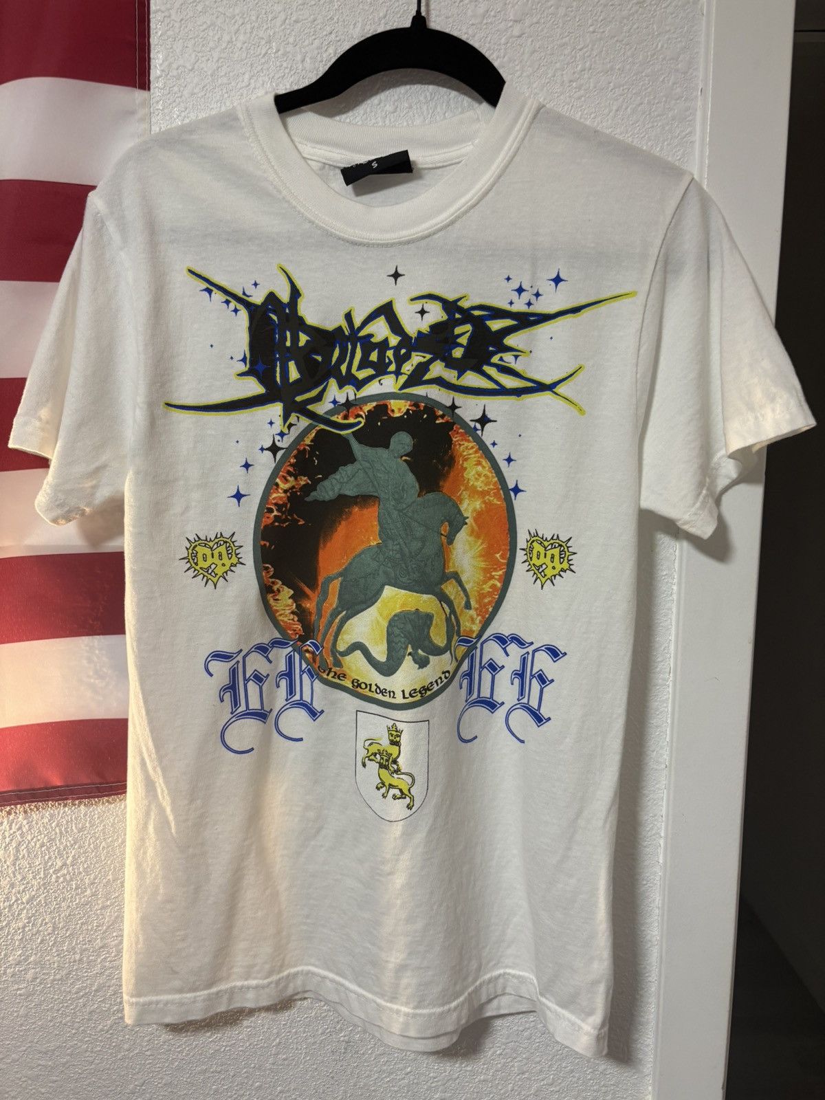 Drain Gang Bladee “The Golden Legend GTB” Martyr Tour Tee