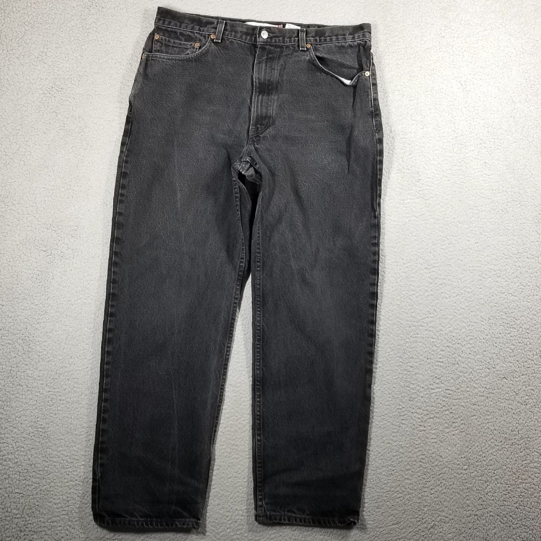 Levi's VINTAGE Levi's 550 Jeans Mens 38x32 Relaxed Fit Tapered Leg Denim Pants Black Y2K Size US 38 / EU 54 - 2 Thumbnail