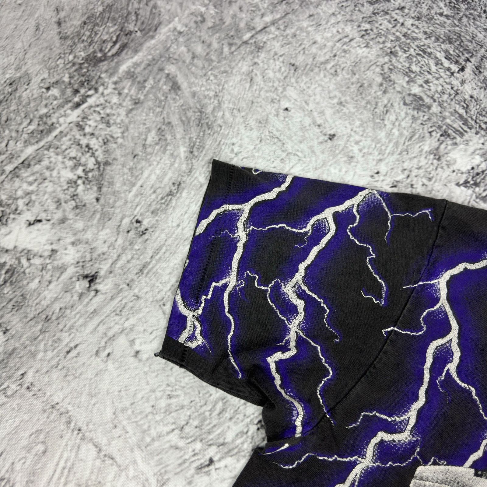 Harley Davidson VTG Harley-Davidson AOP Thunder & Lightning T-Shirt Size US M / EU 48-50 / 2 - 6 Thumbnail
