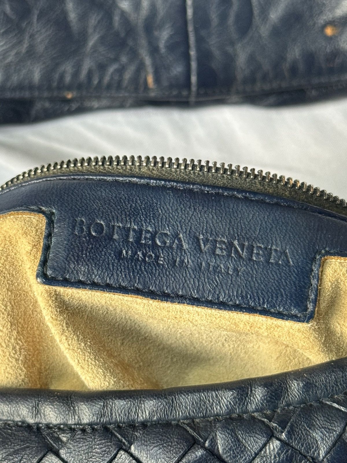 Bottega Veneta BOTTEGA VENETA Blue Intrecciato Nappa Leather Veneta HoboBag Size ONE SIZE - 12 Thumbnail