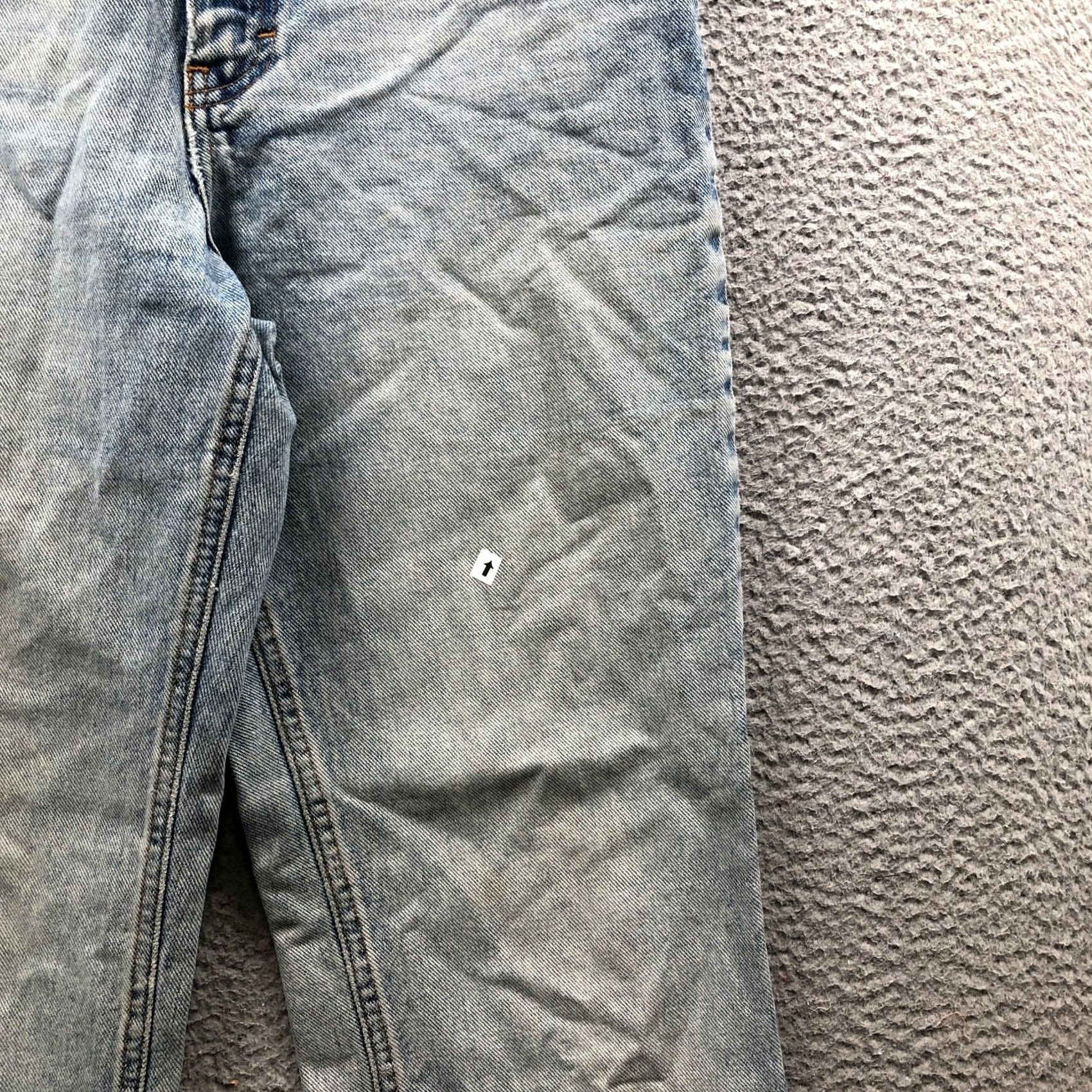 Calvin Klein VINTAGE Calvin Klein Jeans Sandblast 5 Pocket Jean 27x32 Womens Size 8 Blue Straight Fit Womens Jeans Size 27" / US 4 / IT 40 - 4 Thumbnail