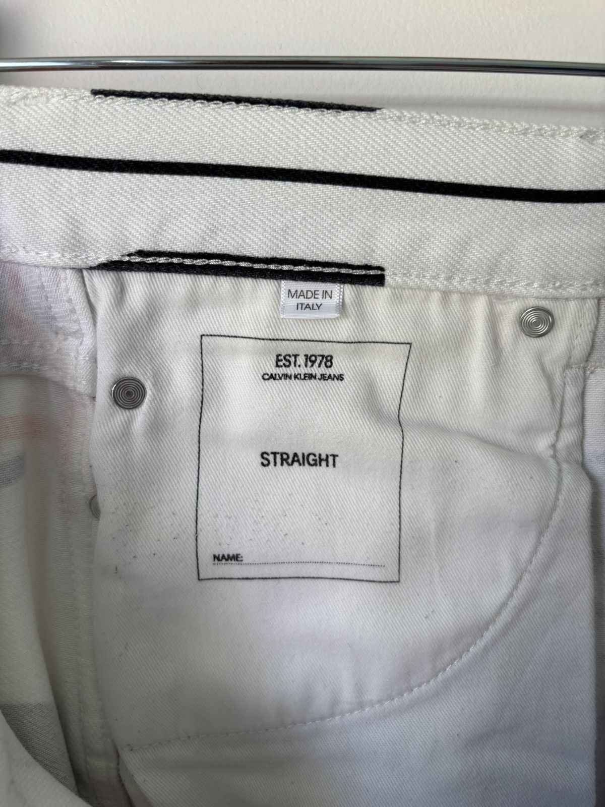 Calvin Klein 205W39NYC Calvin Klein 209W39NYC Printed Denim Size US 33 - 9 Thumbnail