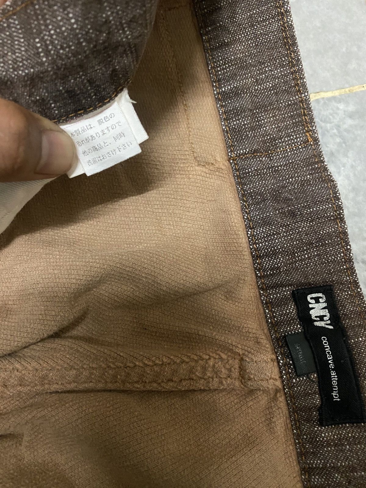 Japanese Brand Archive CNCV Concave Attempt Hybrid Corduroy Pants Size US 32 / EU 48 - 5 Thumbnail