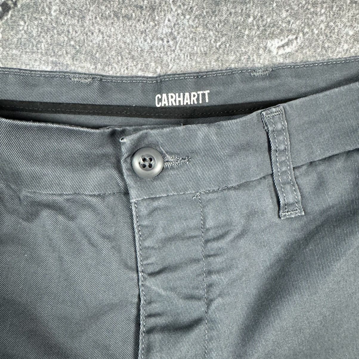 Carhartt Carhartt WIP Sid Pant - Dark Grey/Black Smoke - Size W33/L32 Size US 33 - 3 Thumbnail