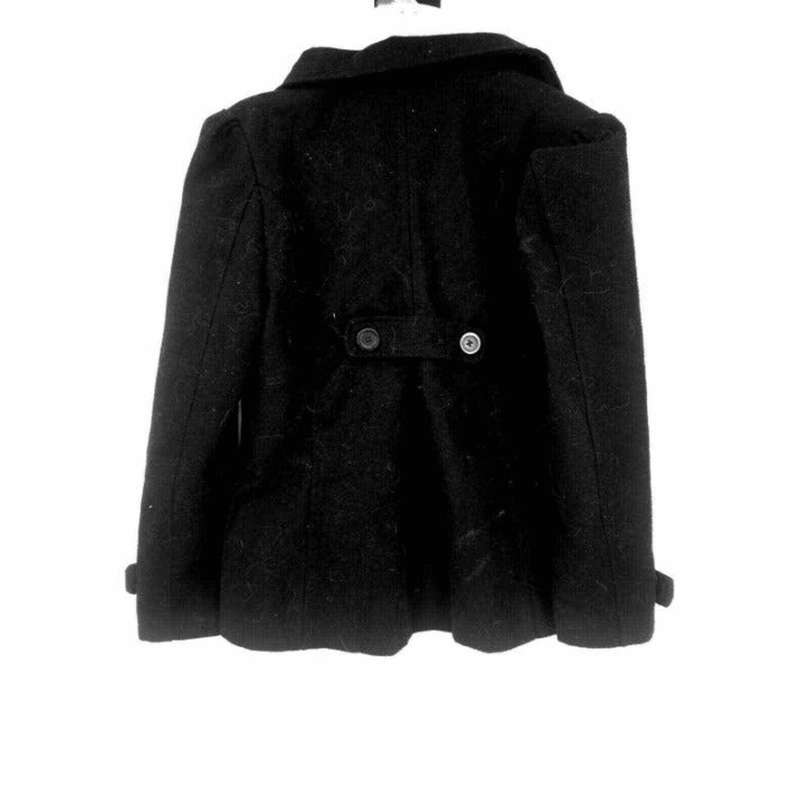 Other Lipstick Black Pea Coat Fall Winter Jacket Coat Warm Size Sm Size S / US 4 / IT 40 - 3 Thumbnail