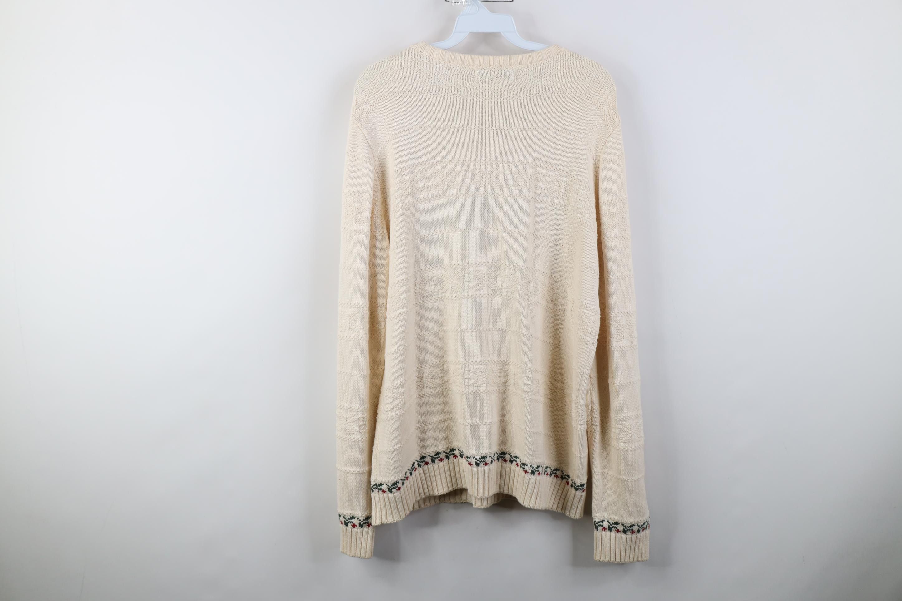 Cabelas Vintage 90s Cabelas Christmas Mistletoe Deer Buck Sweater Size M / US 6-8 / IT 42-44 - 9 Thumbnail