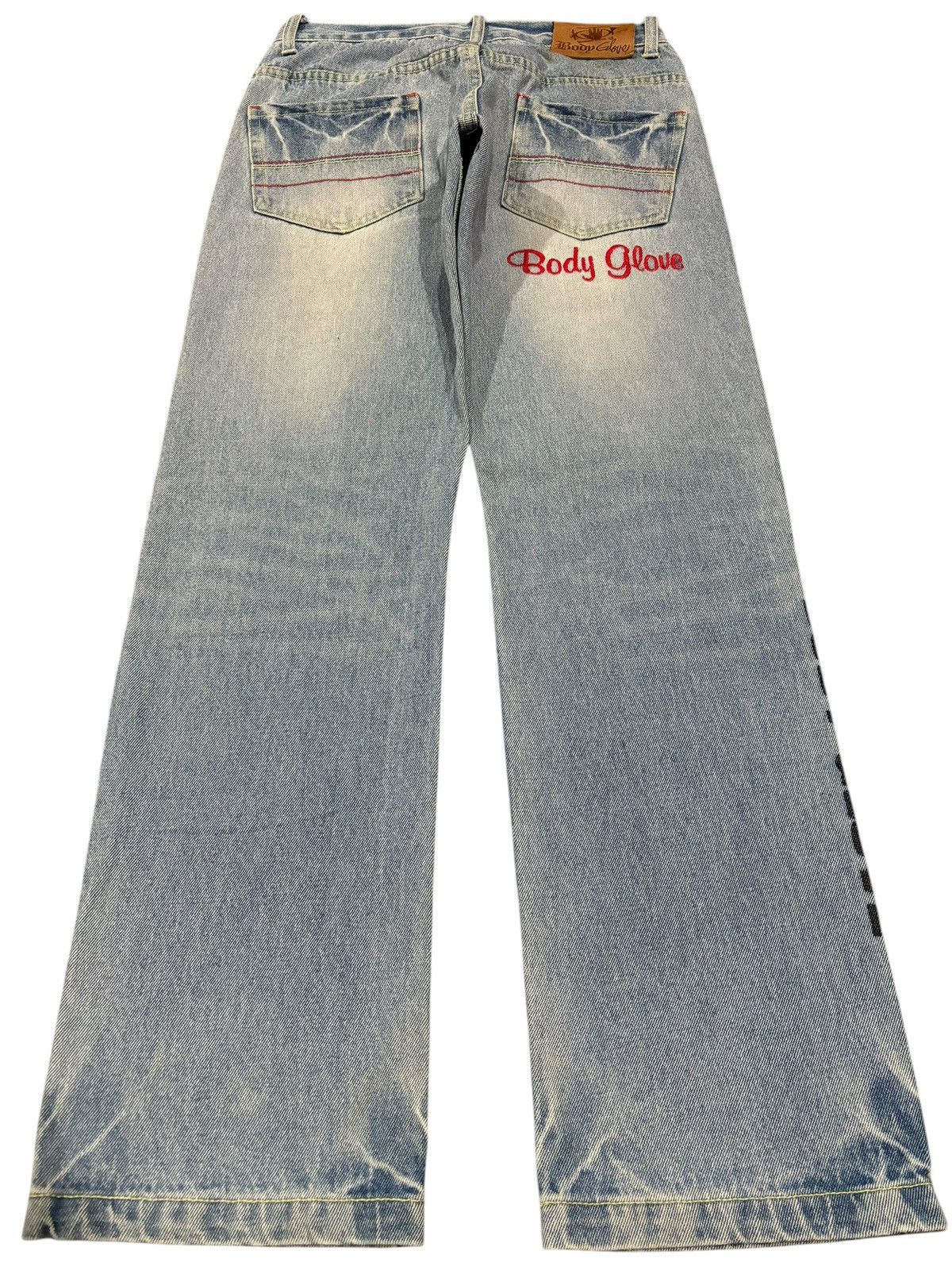 Body Glove × Seditionaries × Vintage Y2k Body Glove California Strike Distressed Patchwork Jeans Size US 29 - 2 Thumbnail
