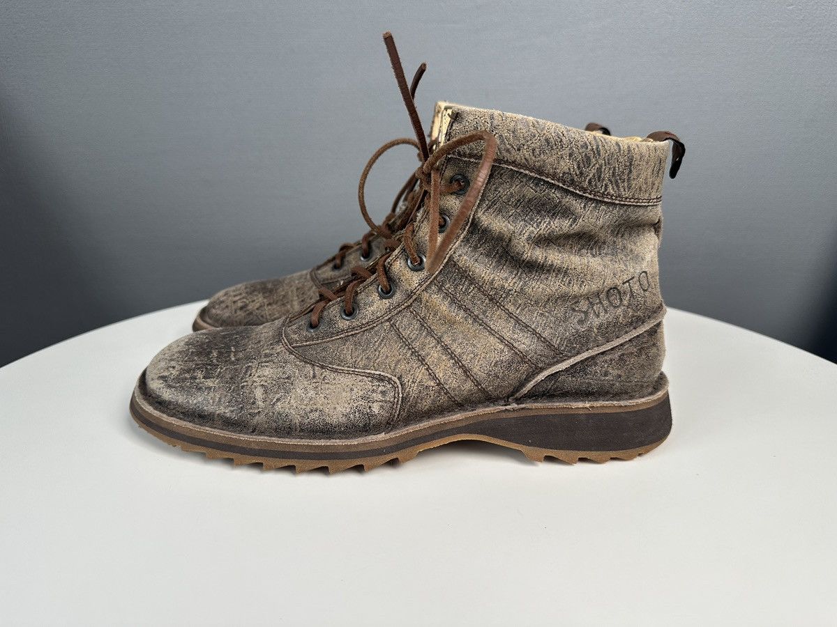 Shoto SHOTO Italy Artisan Distressed Leather Boots Elephant Grain Size US 8 / EU 41 - 4 Thumbnail
