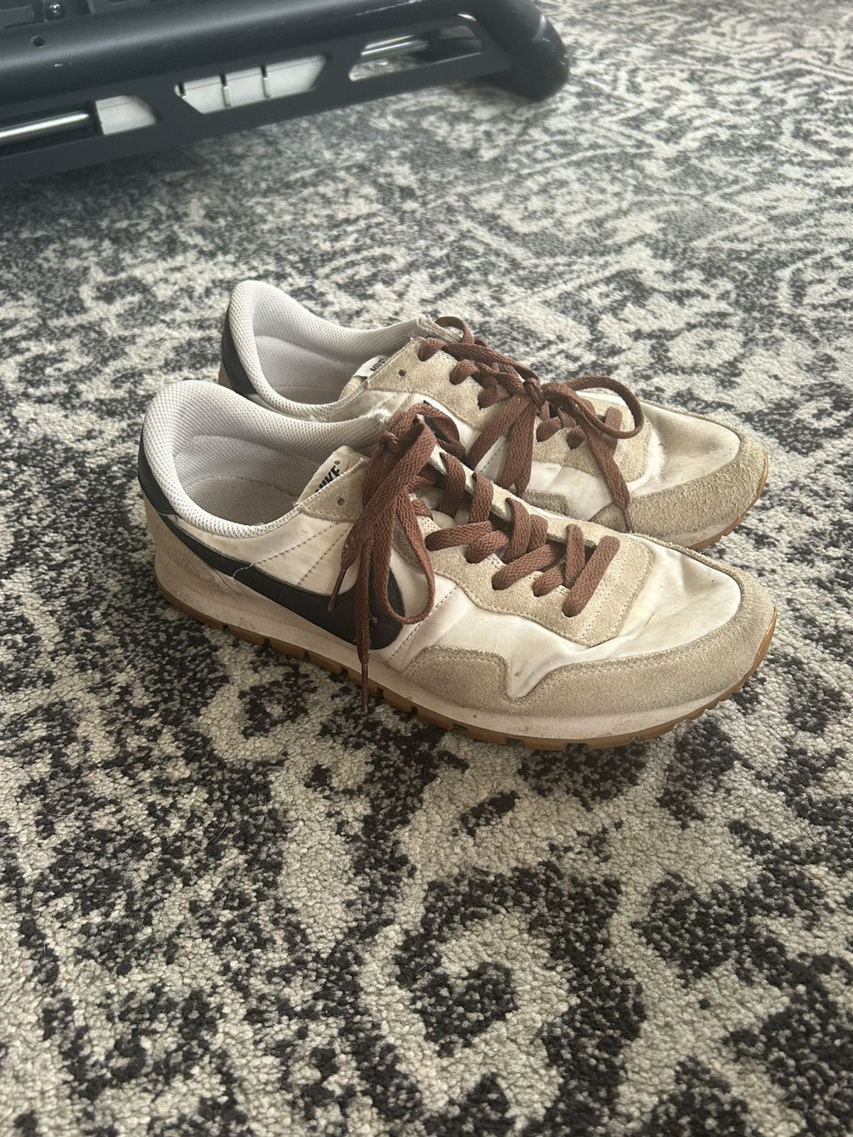 Nike Waffle Crème Running Shoes in White, Men's (Size 10.5)