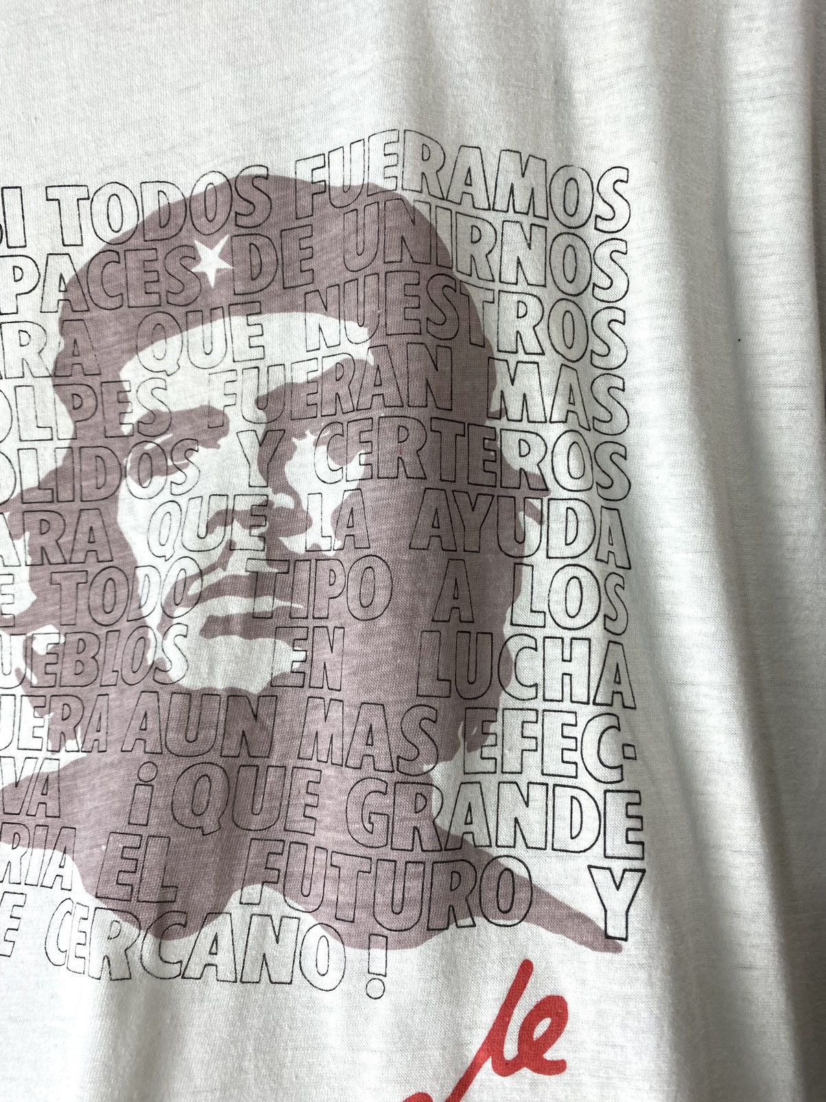 Band Tees 💥Rare! 80’s Che Guevara Archive T Shirt Cuba Revolution Size US M / EU 48-50 / 2 - 7 Thumbnail