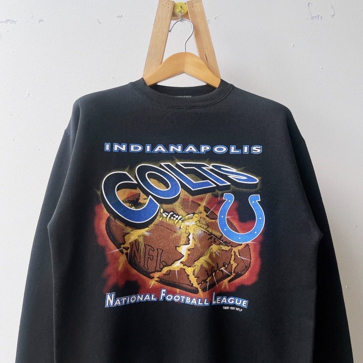 Logo 7 × Vintage 90s Indianapolis Colts NFL sweatshirt/ M Size US M / EU 48-50 / 2 - 3 Thumbnail