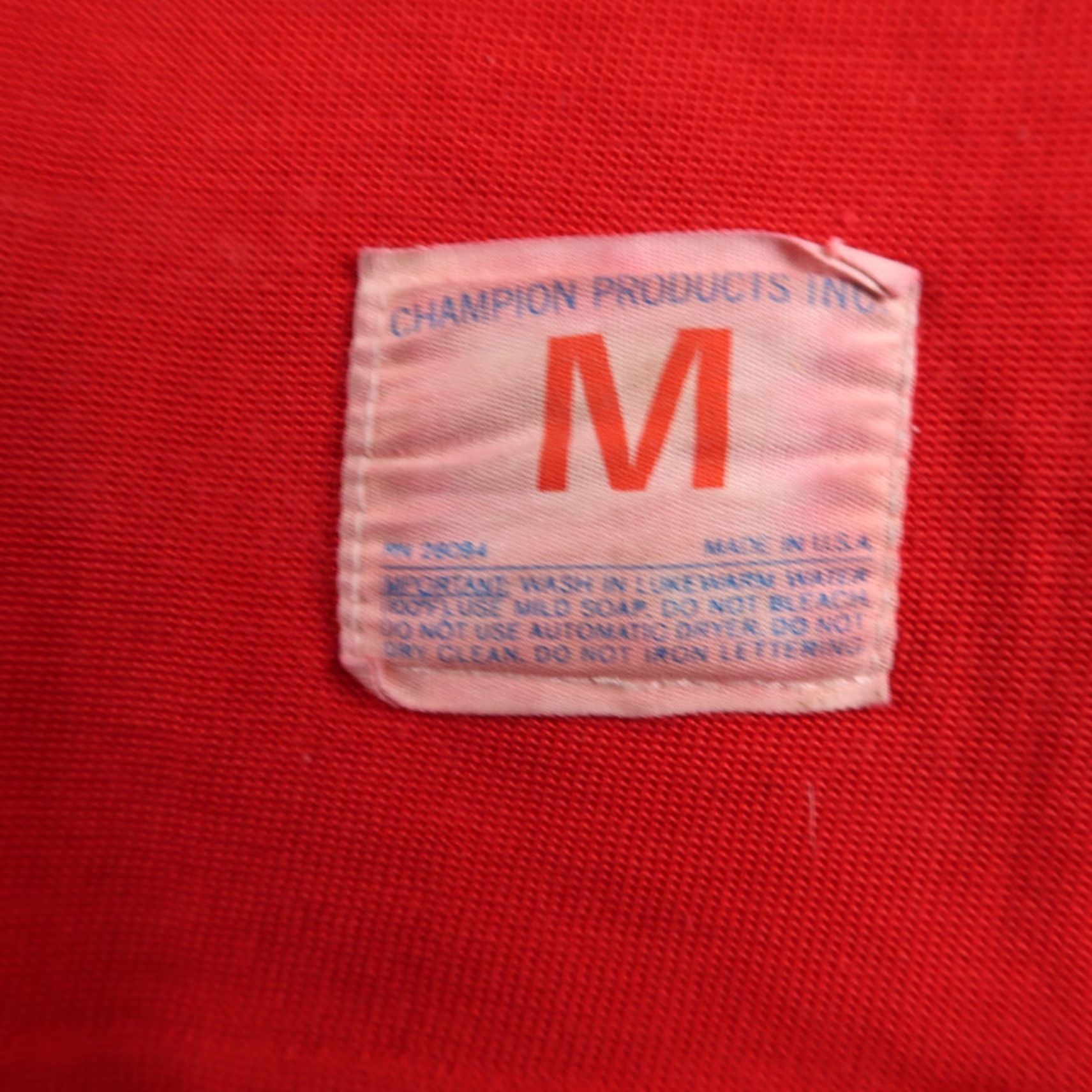 Champion Vintage Wilmette Hockey Jersey T Shirt M Champion Cotton Blend Red 70s Sportswear/Beach Mens Size US M / EU 48-50 / 2 - 3 Thumbnail