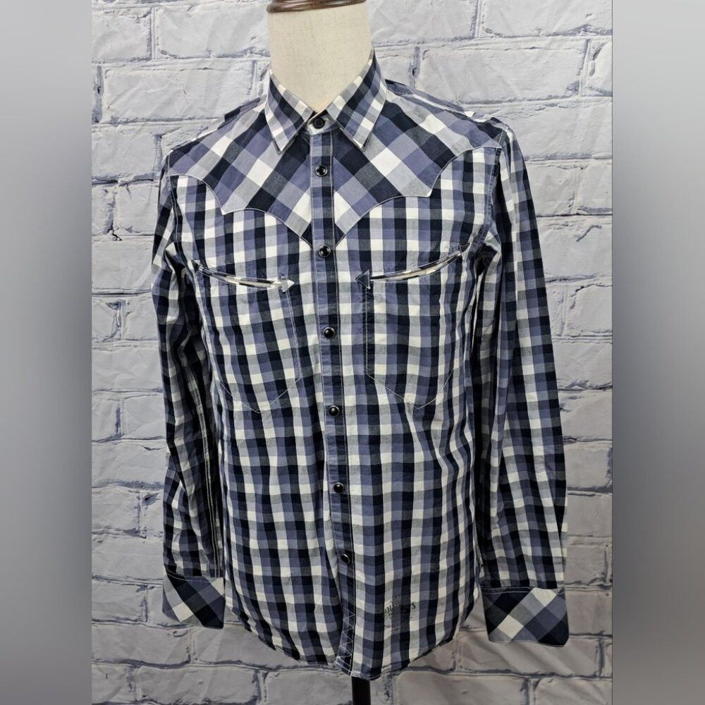 Levi's Levi's Men's Western Pearl Snap Shirt Special Edition HQ Pu Size US M / EU 48-50 / 2 - 3 Thumbnail
