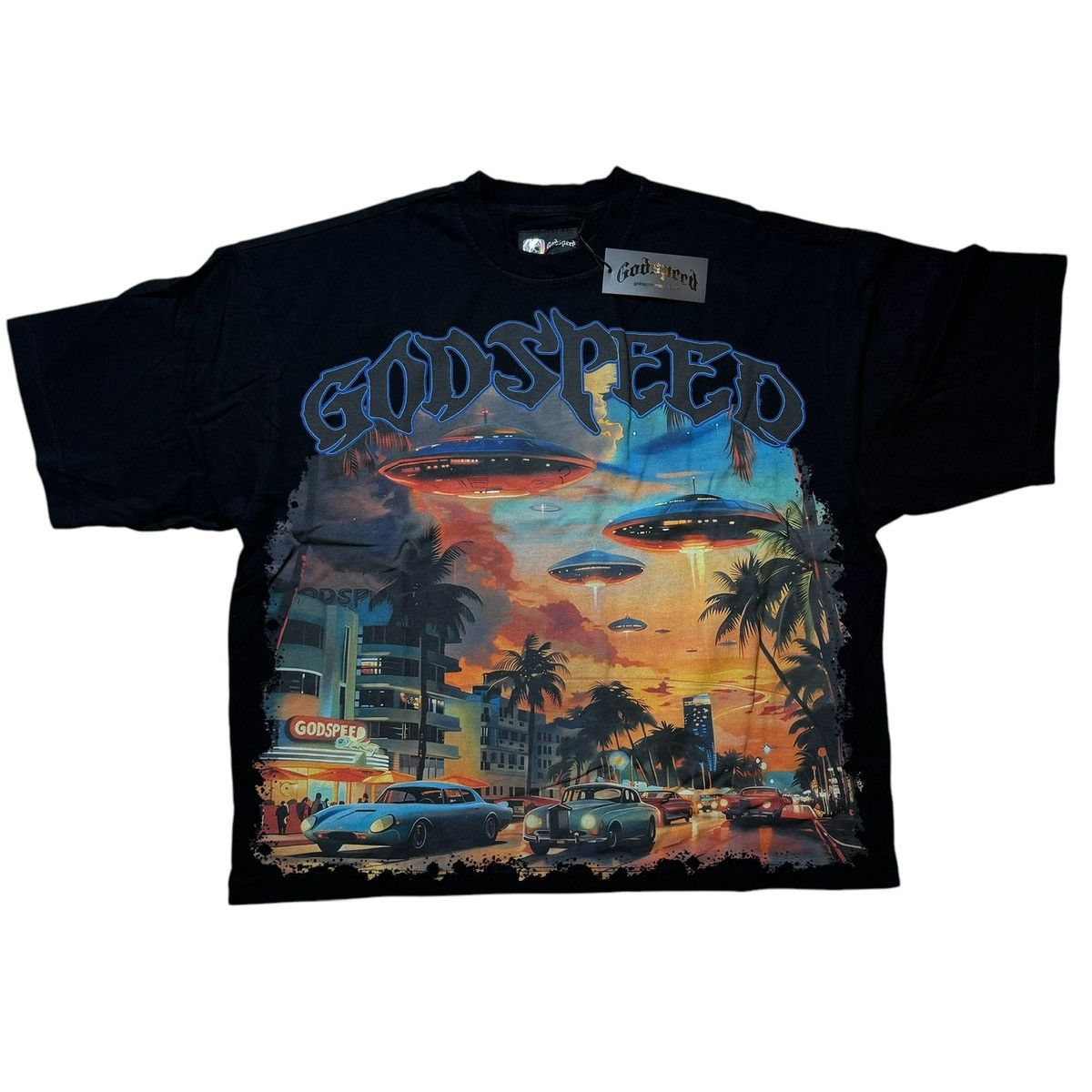 Godspeed Godspeed Miami UFO T-Shirt SIZE XS Size US XS / EU 42 / 0 - 1 Thumbnail