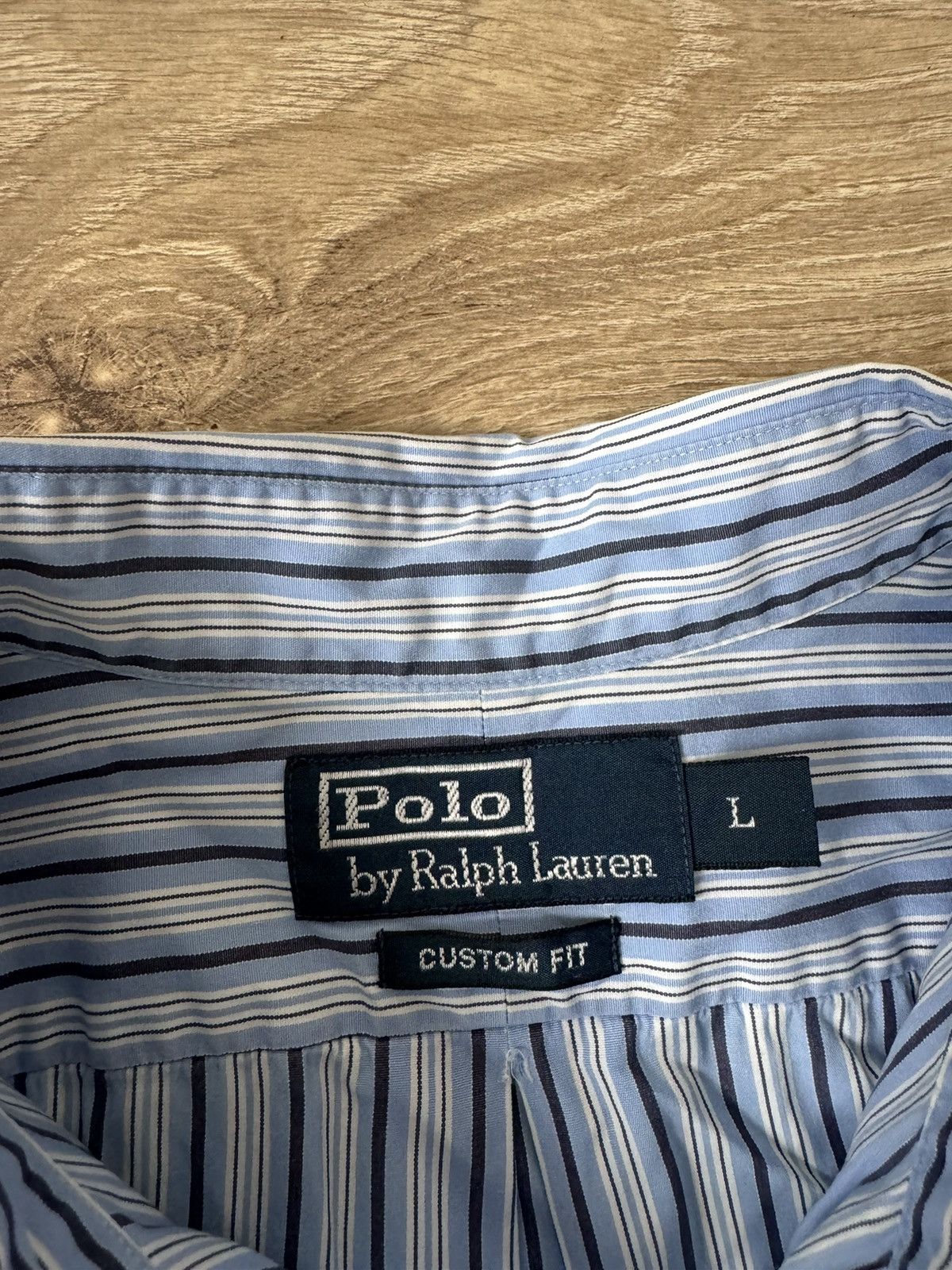 Ralph Lauren Vintage Polo Ralph Lauren Striped Classic Work Shirt Size US L / EU 52-54 / 3 - 5 Thumbnail
