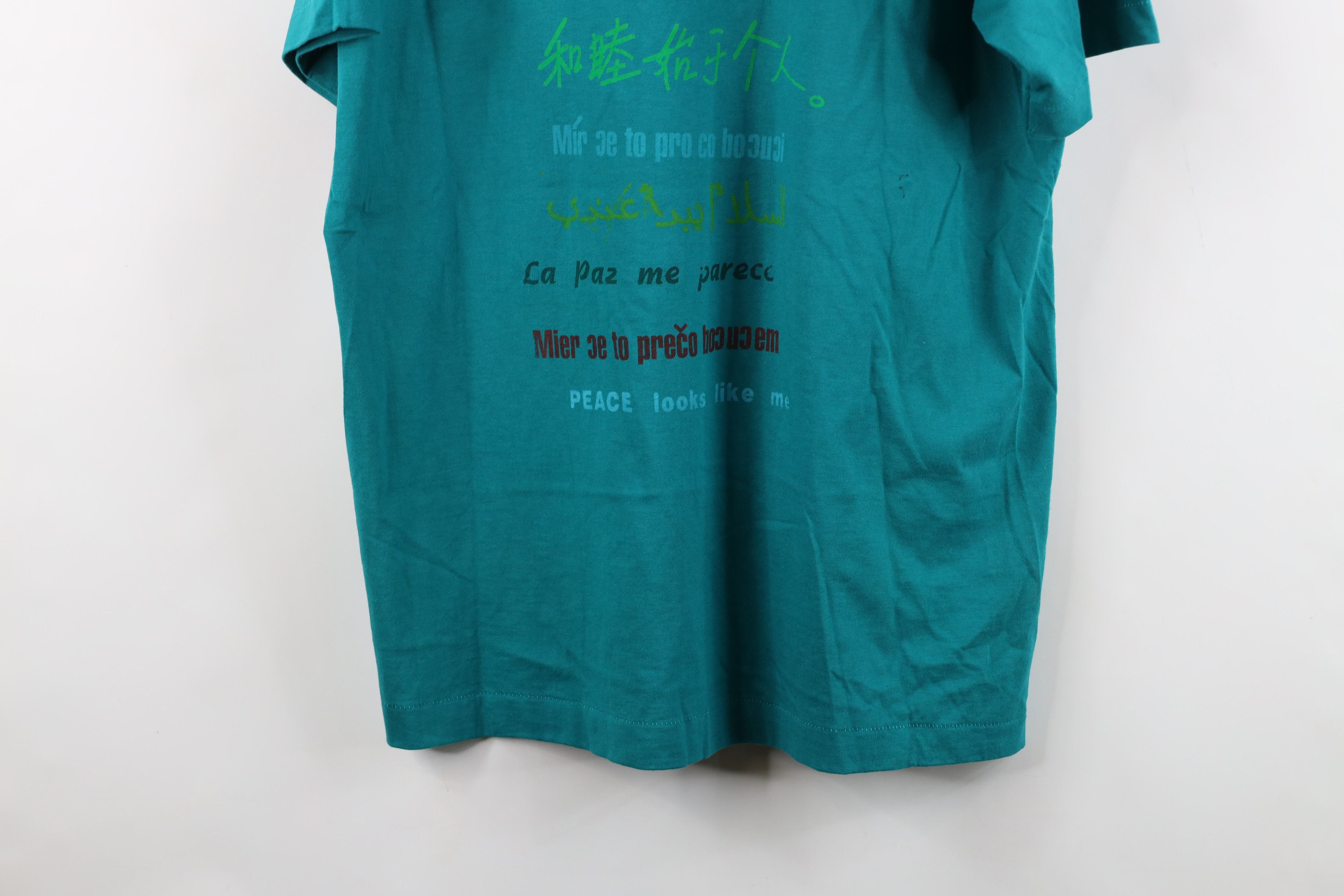 Vintage Vintage 90s Streetwear Christianity Jesus Fish T-Shirt USA Size US XL / EU 56 / 4 - 13 Thumbnail