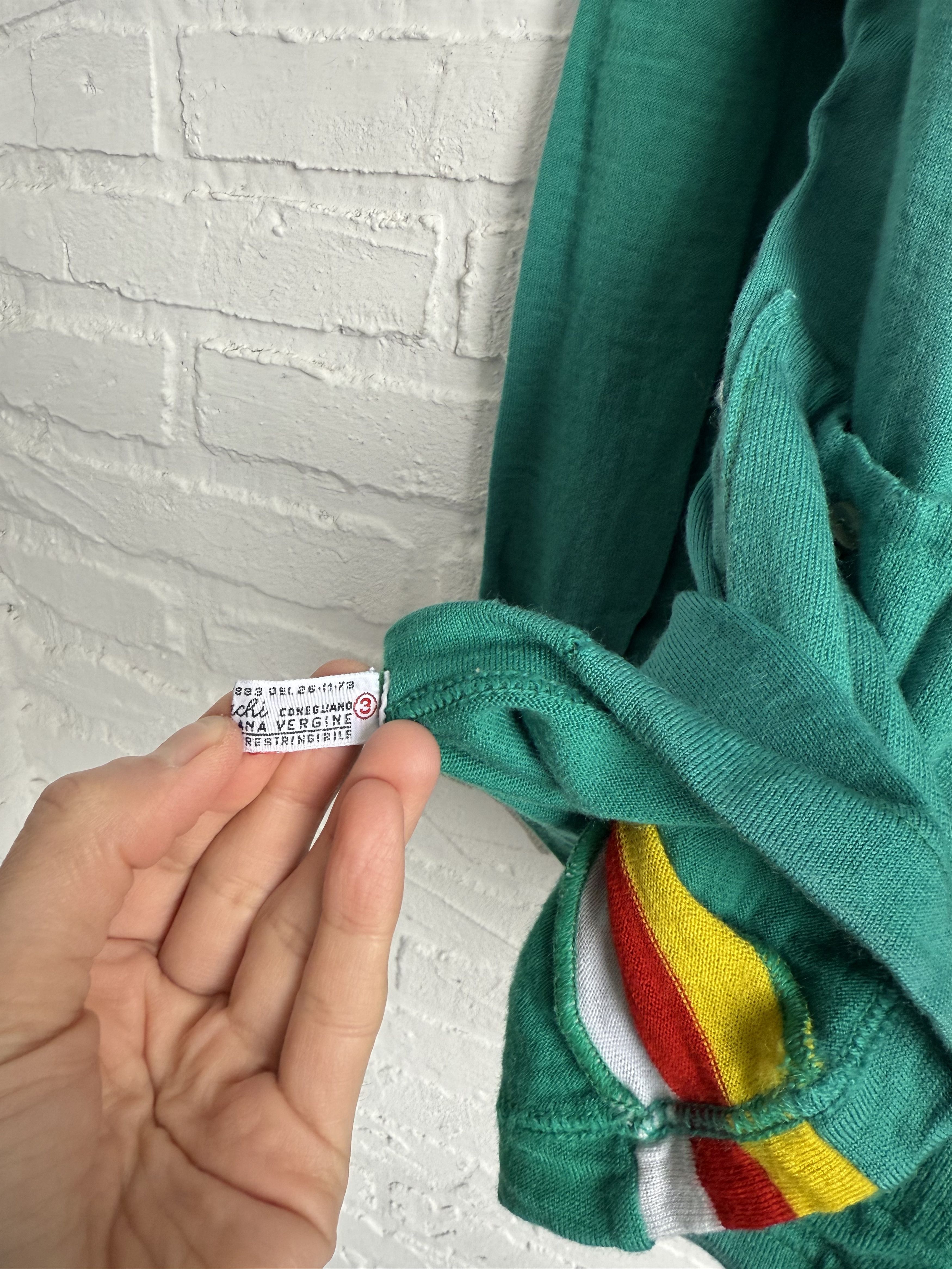 Other RARE Vintage 1970s De Marchi wool cycling jersey 1.KSRC Size US M / EU 48-50 / 2 - 6 Thumbnail