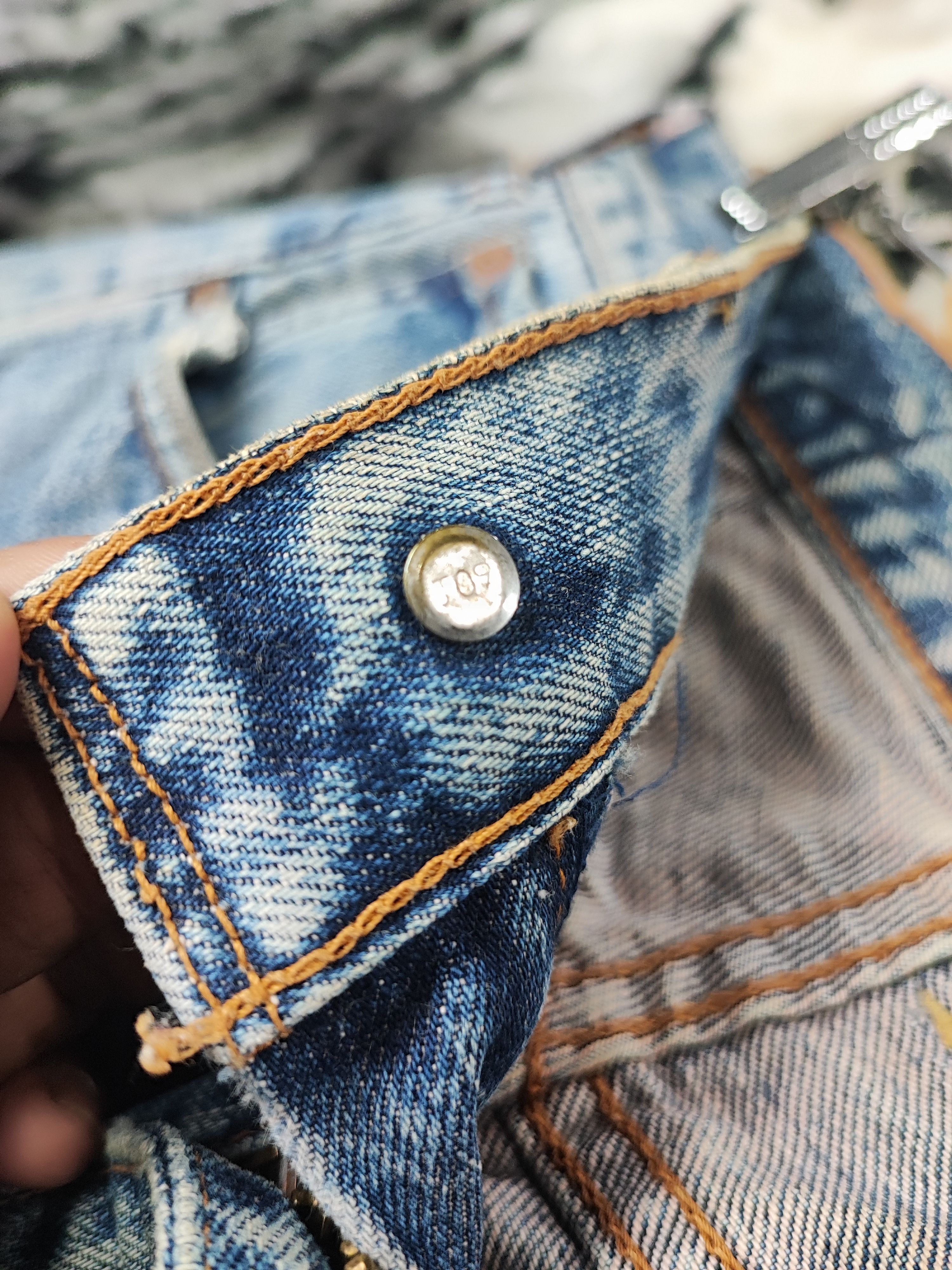 Levi's Vintage Clothing Vintage 90s 503 Levi's distressed selvedge jeans Size US 28 / EU 44 - 10 Thumbnail