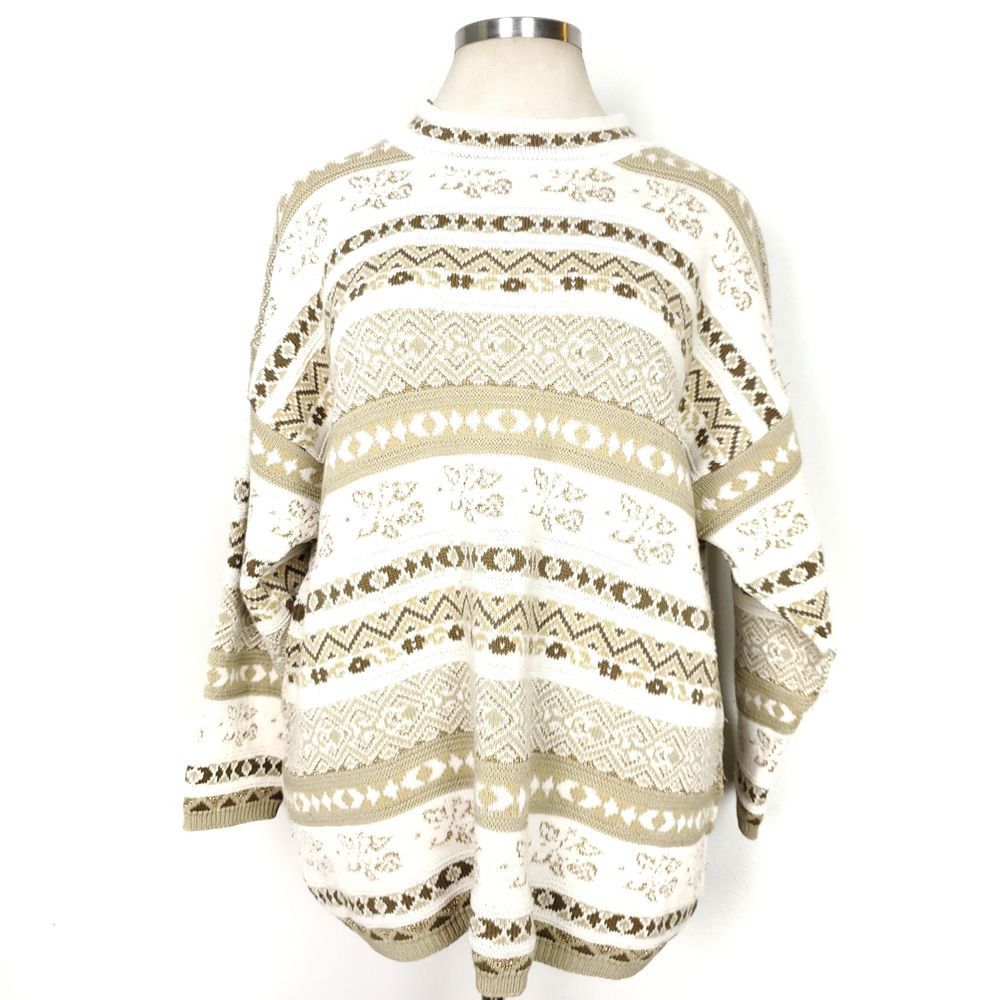 Other Vintage Comfy Neutral Grandma Sweater Ski Winter XL-XXL Size XL / US 12-14 / IT 48-50 - 1 Thumbnail