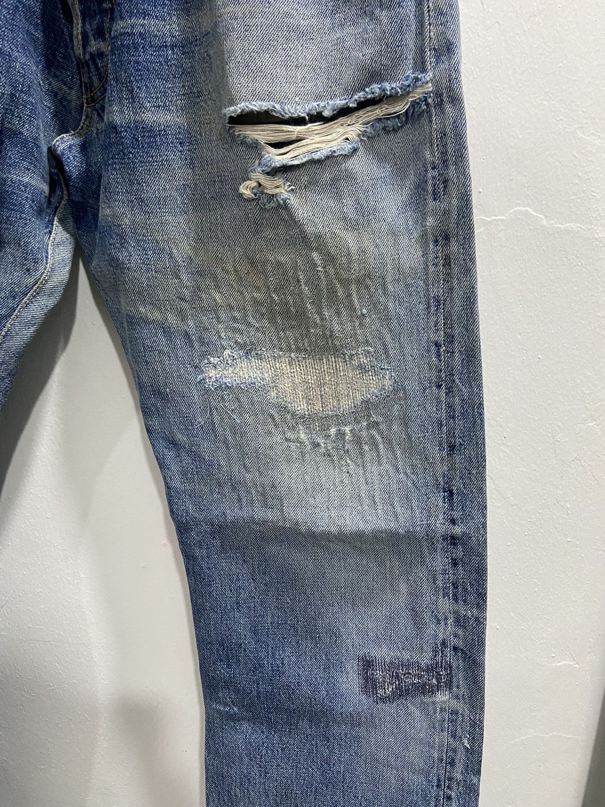 Denime × Japanese Brand Denime distressed selvedge Japan jeans Size US 31 - 2 Thumbnail