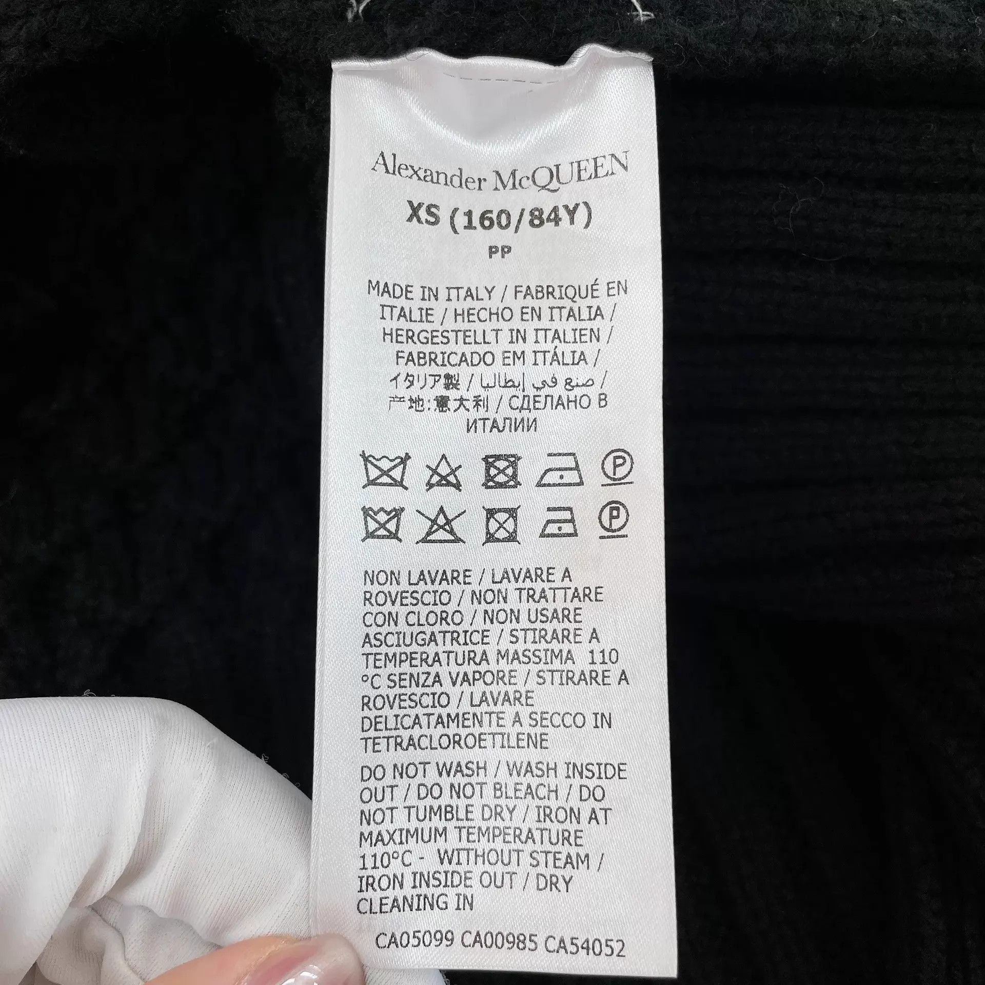 Alexander McQueen McQueen Black Knit Duster Coat XS Size XS / US 0-2 / IT 36-38 - 7 Thumbnail