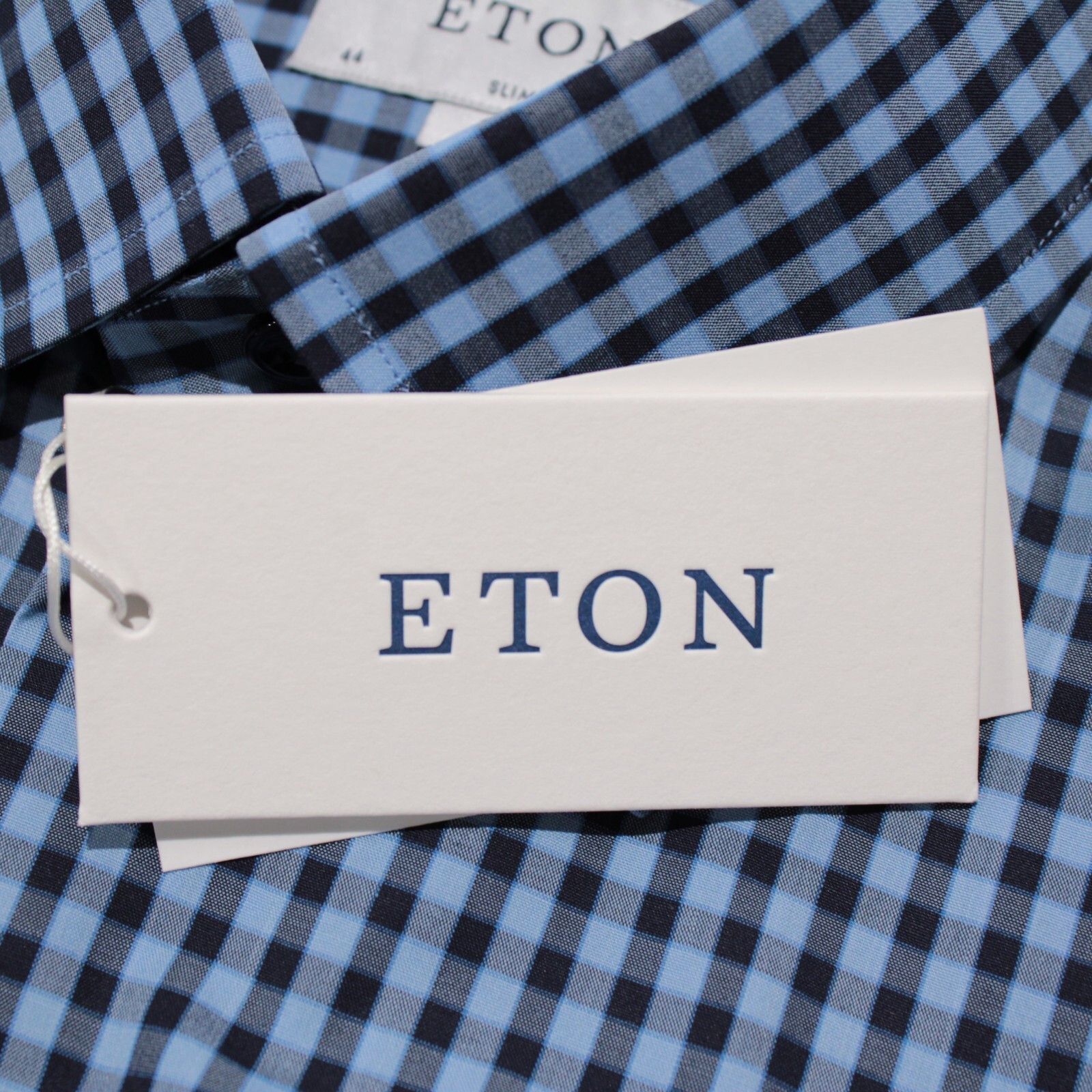 Eton Eton New with tags Shirt Size XL US In Blue Size US XL / EU 56 / 4 - 2 Thumbnail