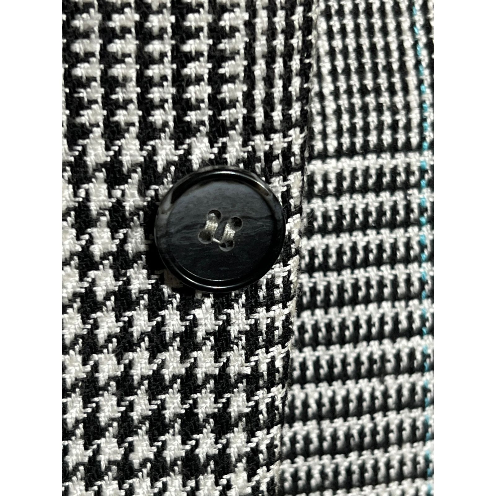 Other Austin Manor Black Silver Tweed Blazer Coat Jacket Size 40L Size 40L - 9 Thumbnail