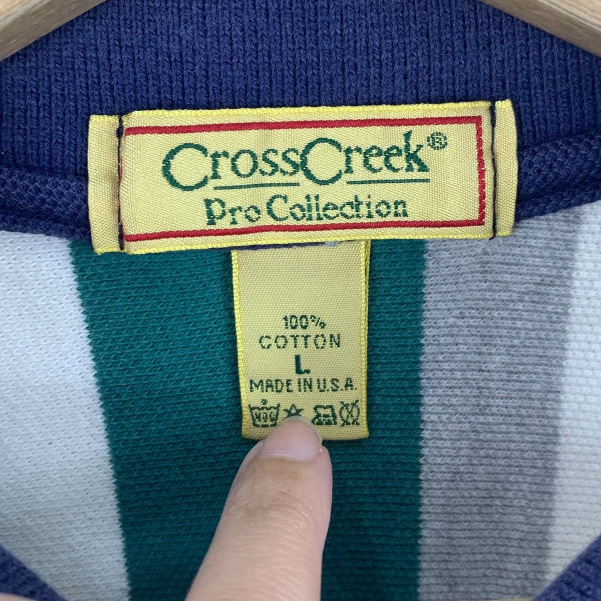 Vintage Vintage 1995 CROSS CREEK Pro Collection Golf Polo Tee Size US L / EU 52-54 / 3 - 5 Thumbnail