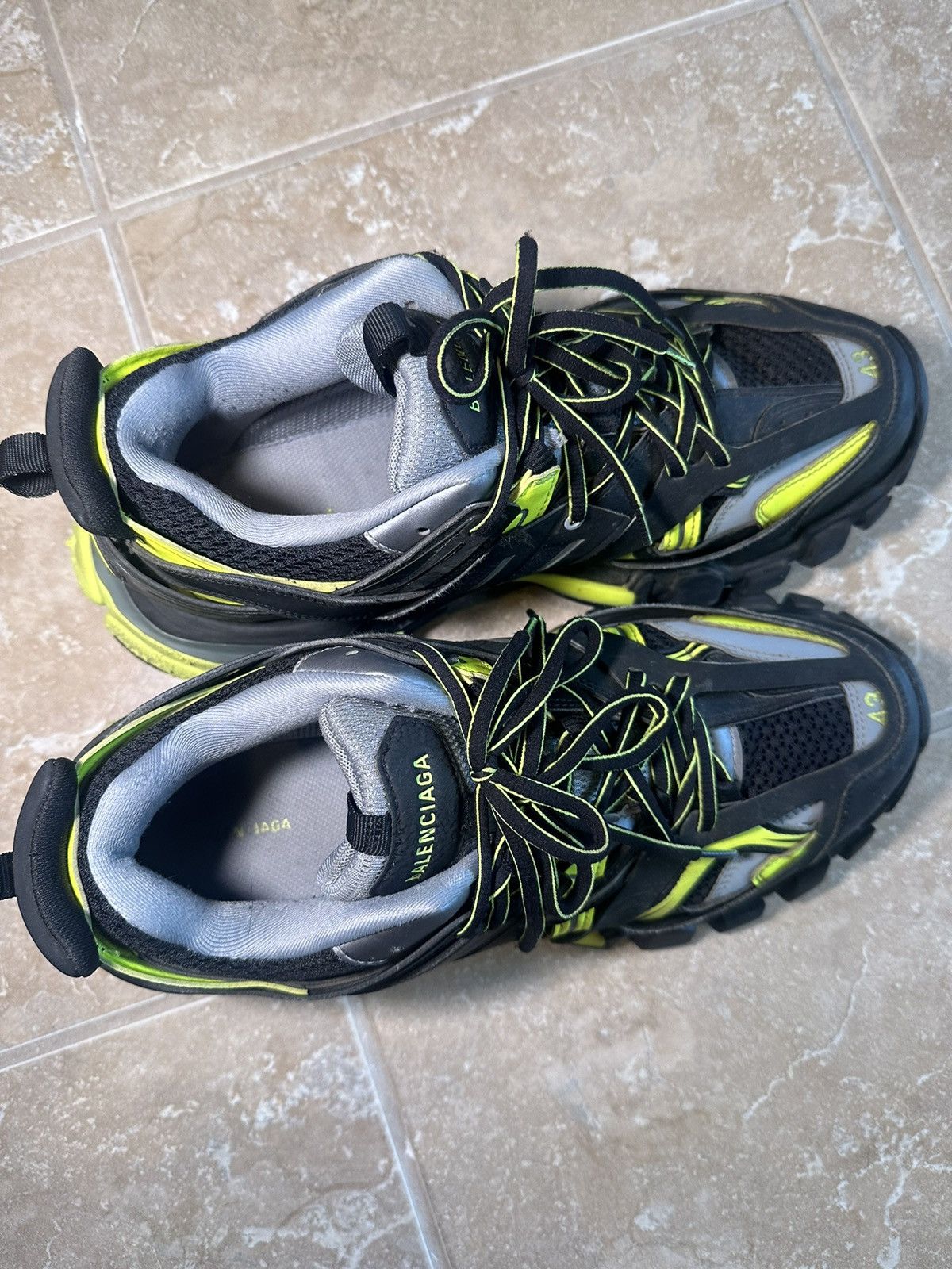 Balenciaga Balenciaga Track Sneaker ‘ Black Yellow’ Size US 10 / EU 43 - 2 Thumbnail