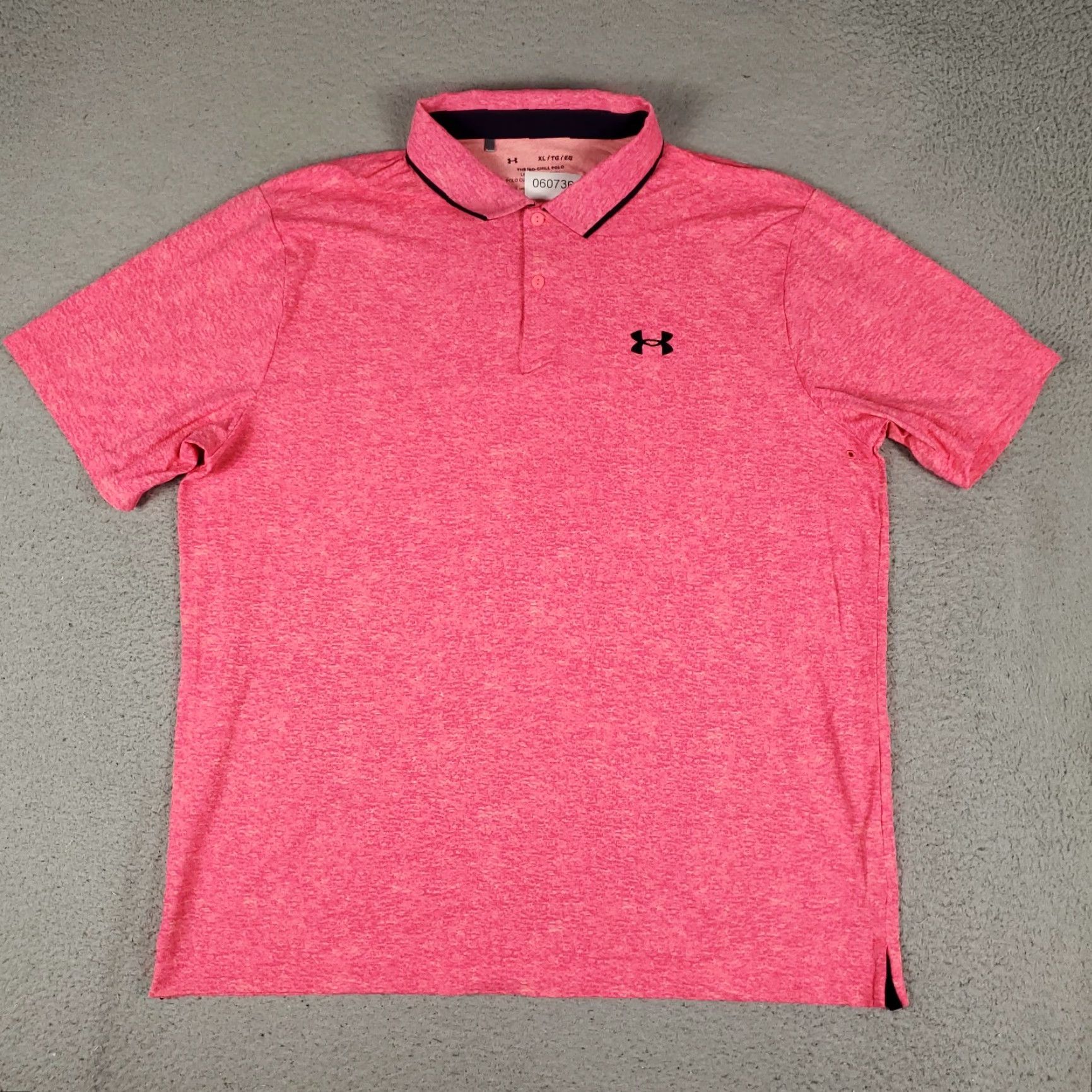 Under Armour Under Armour Polo Shirt Mens XL Pink Golf Casual Short Sleeve Polo Size US XL / EU 56 / 4 - 2 Thumbnail