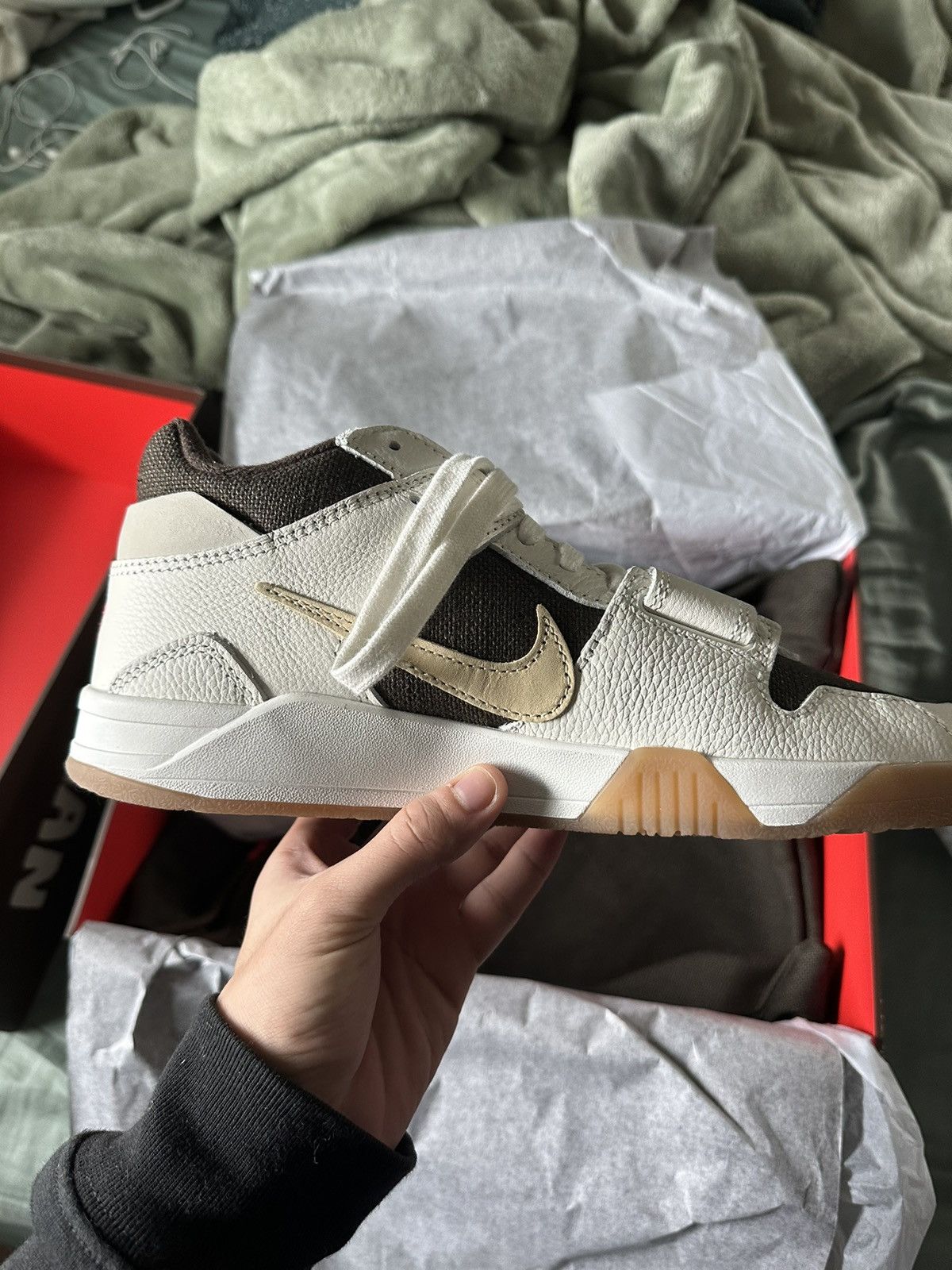 Nike × Travis Scott Travis Scott Nike Jumpman Jack TR Sail Size US 8.5 / EU 41-42 - 4 Thumbnail