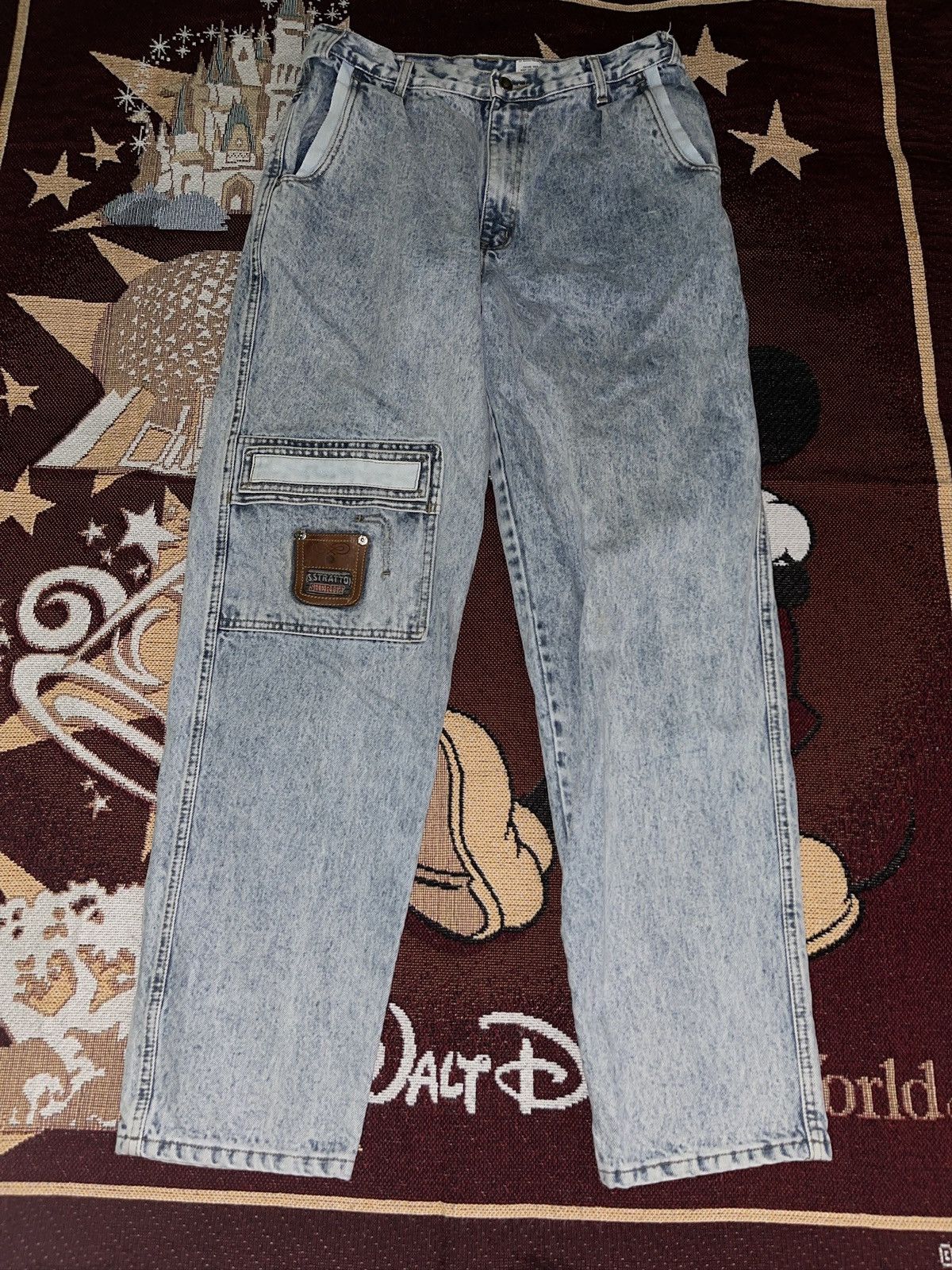 Vintage Vintage 90s Gitano Stone Wash Straight Leg Jeans Size US 33 - 5 Thumbnail