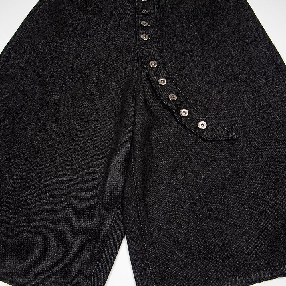 Japanese Brand Men's Vibe High-Street Loose Denim Shorts with Button Size US 32 / EU 48 - 5 Thumbnail