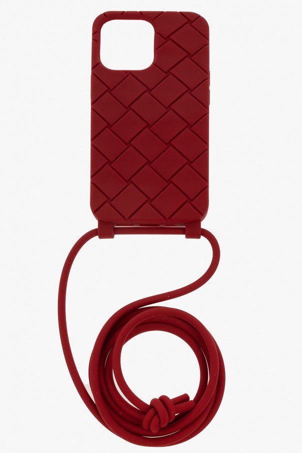 Bottega Veneta o1w1db11024 Size: OS / Iphone 13 Pro Case On Strap in Red Size ONE SIZE - 1 Thumbnail