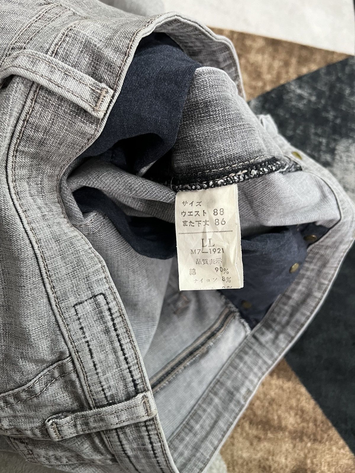 Marithe + Francois Girbaud Vintage Marithe Francois Girbaud Grey Wash Denim Size US 34 / EU 50 - 11 Thumbnail