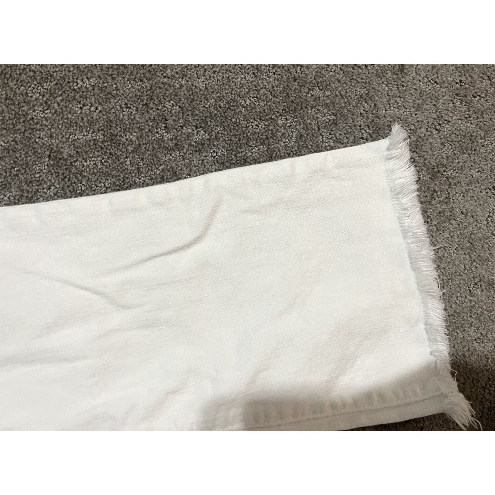 Vintage VINTAGE Current/Elliott The Cropped Flip Flop White Denim Jeans Pants Women’s 28 Summer Casual Size 28" / US 6 / IT 42 - 6 Thumbnail