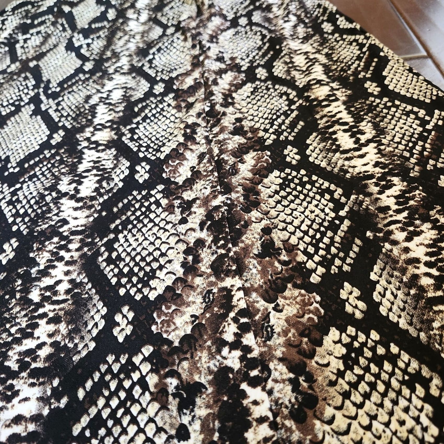 Skin Covington Womens Snake Skin Pattern Skirt - S/C - Multicolor Casual Size 28" / US 6 / IT 42 - 5 Thumbnail