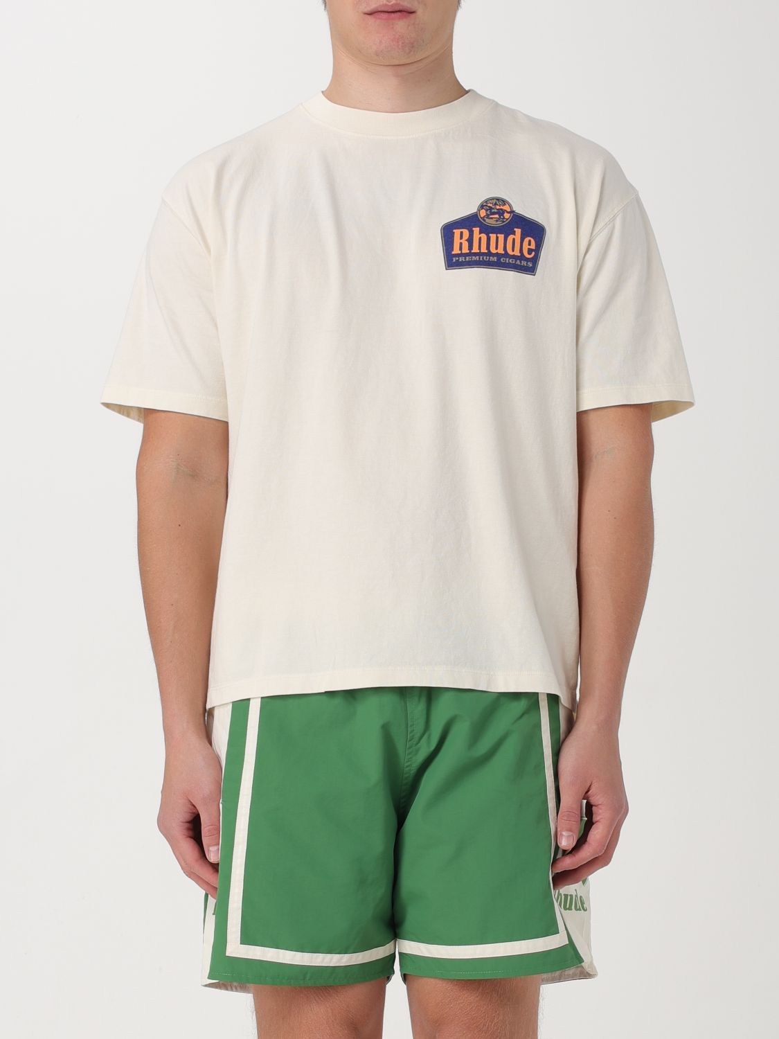 image of Rhude T-Shirt Men White (Size Large)