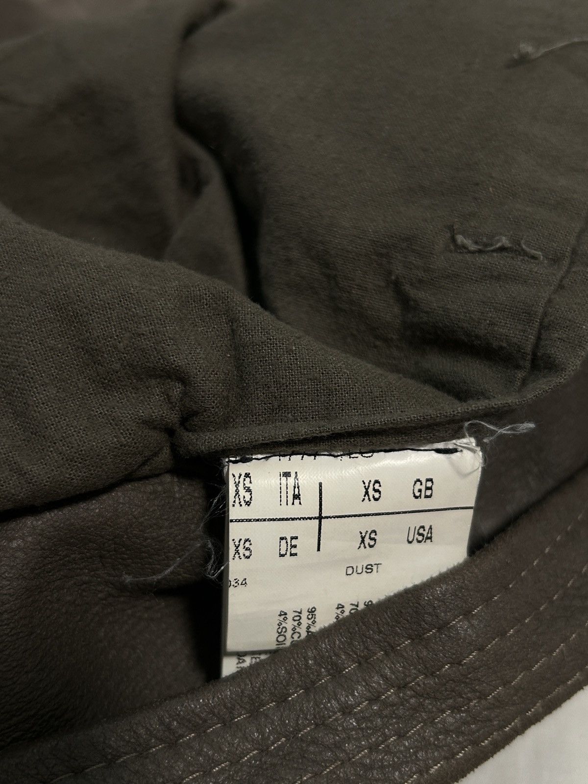 Rick Owens FW06 DUSTULATOR INTARSIA LAMB LEATHER JACKET Size US S / EU 44-46 / 1 - 4 Thumbnail