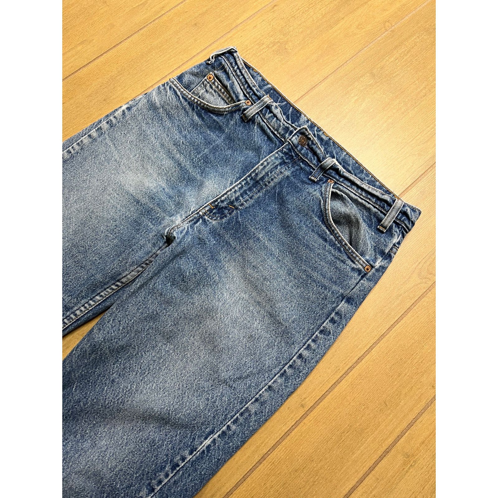 Levi's Vintage Levi’s 505 90s Jeans 32x30 Orange Tab Made Mexico Size US 34 / EU 50 - 2 Thumbnail