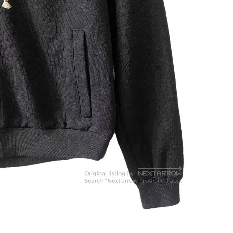 Gucci Gucci Black double G jacquard dark pattern full print hood Size XS / US 0-2 / IT 36-38 - 5 Thumbnail